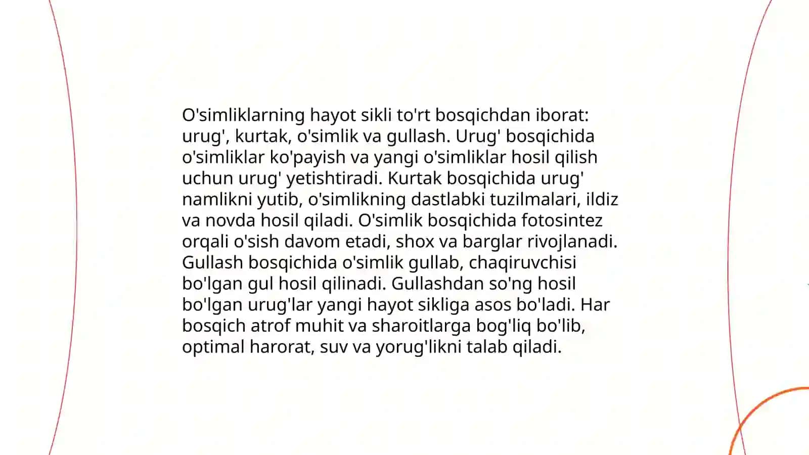 O'simliklarning hayot sikli 3