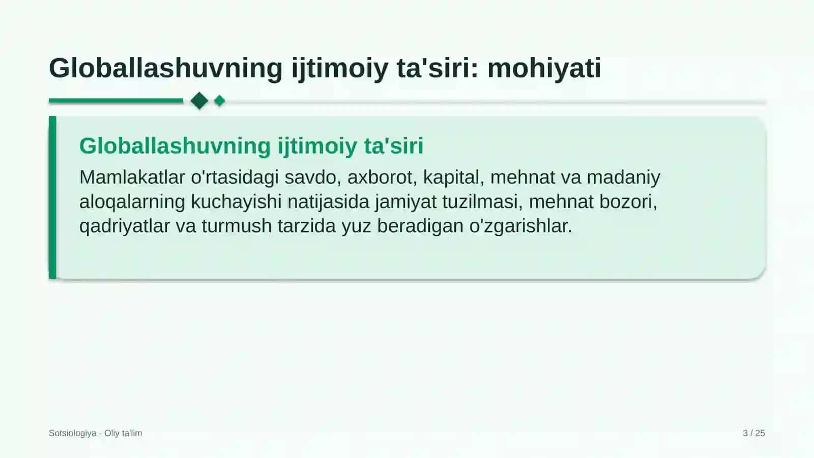 Butik-mehmonxonalarda globallashuvning ijtimoiy ta'siri 3