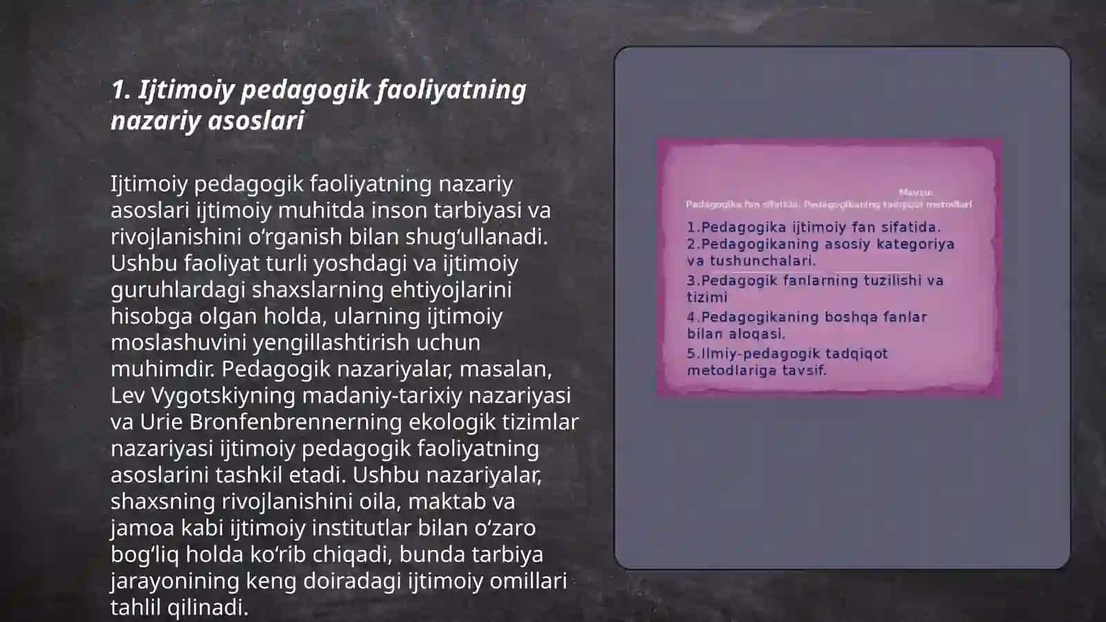 Ijtimoiy pedagogik faoliyatning asosiy yo'nalishlari 3