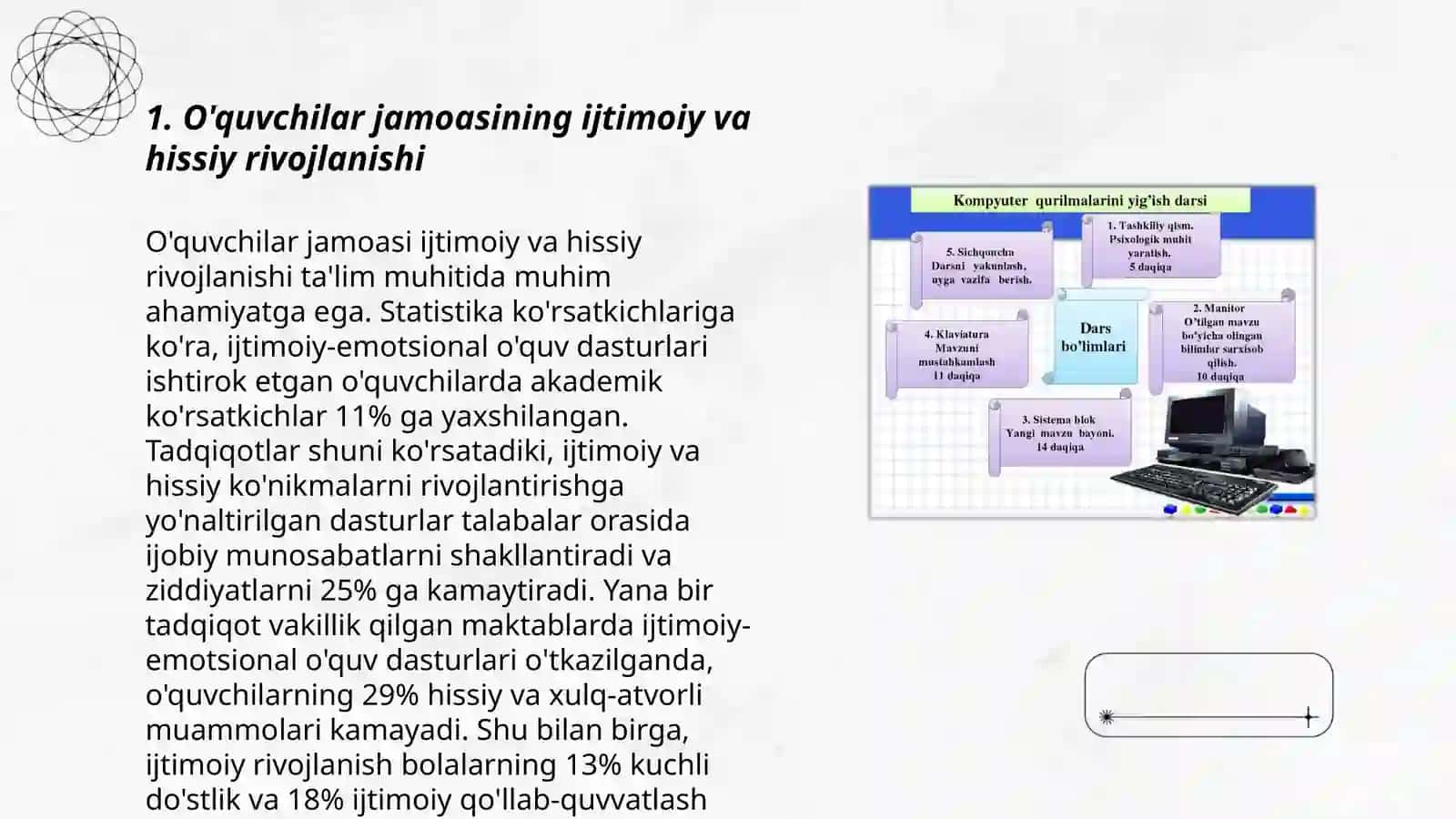Sinf rahbarining o'quvchilar jamoasi bilan ishlash usullari 3