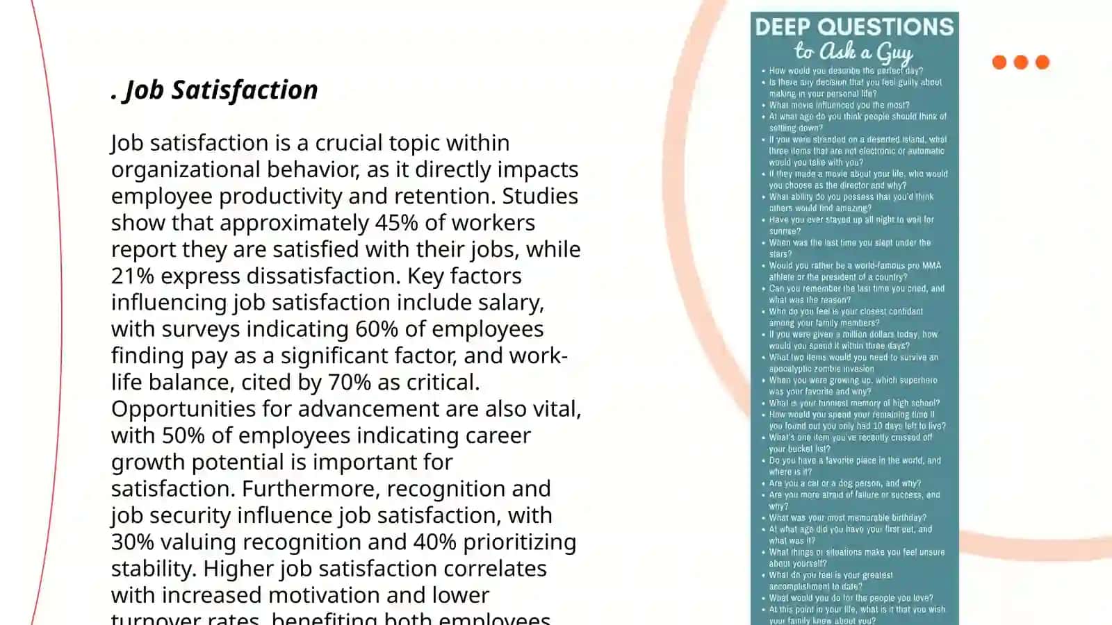 Job Satisfaction 3