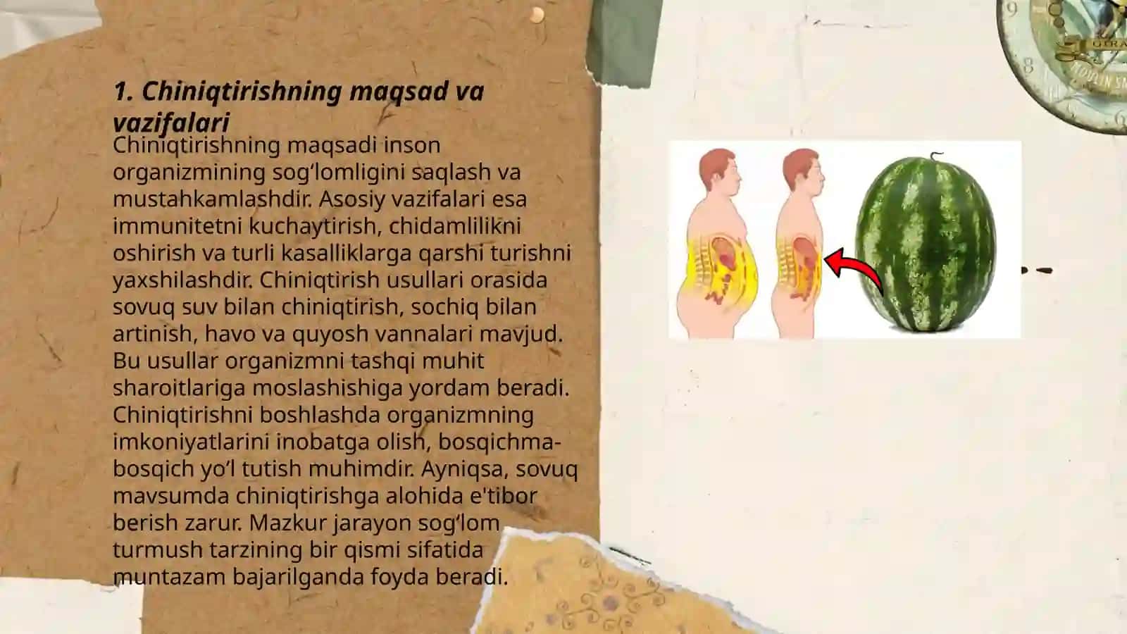 Organizmni chiniqtirish usuli 3