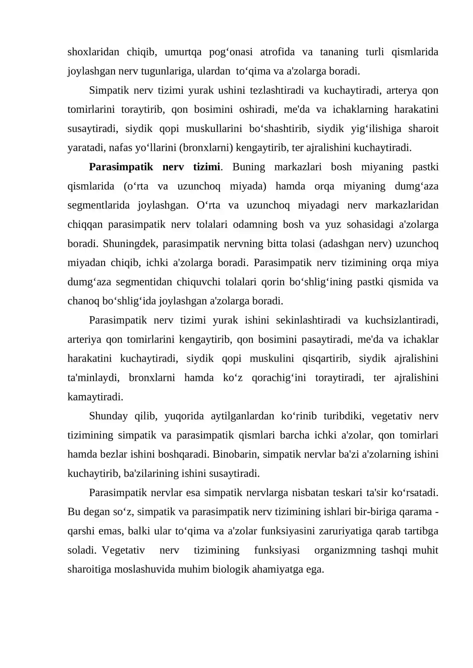 Vegetativ nerv tizimi 3
