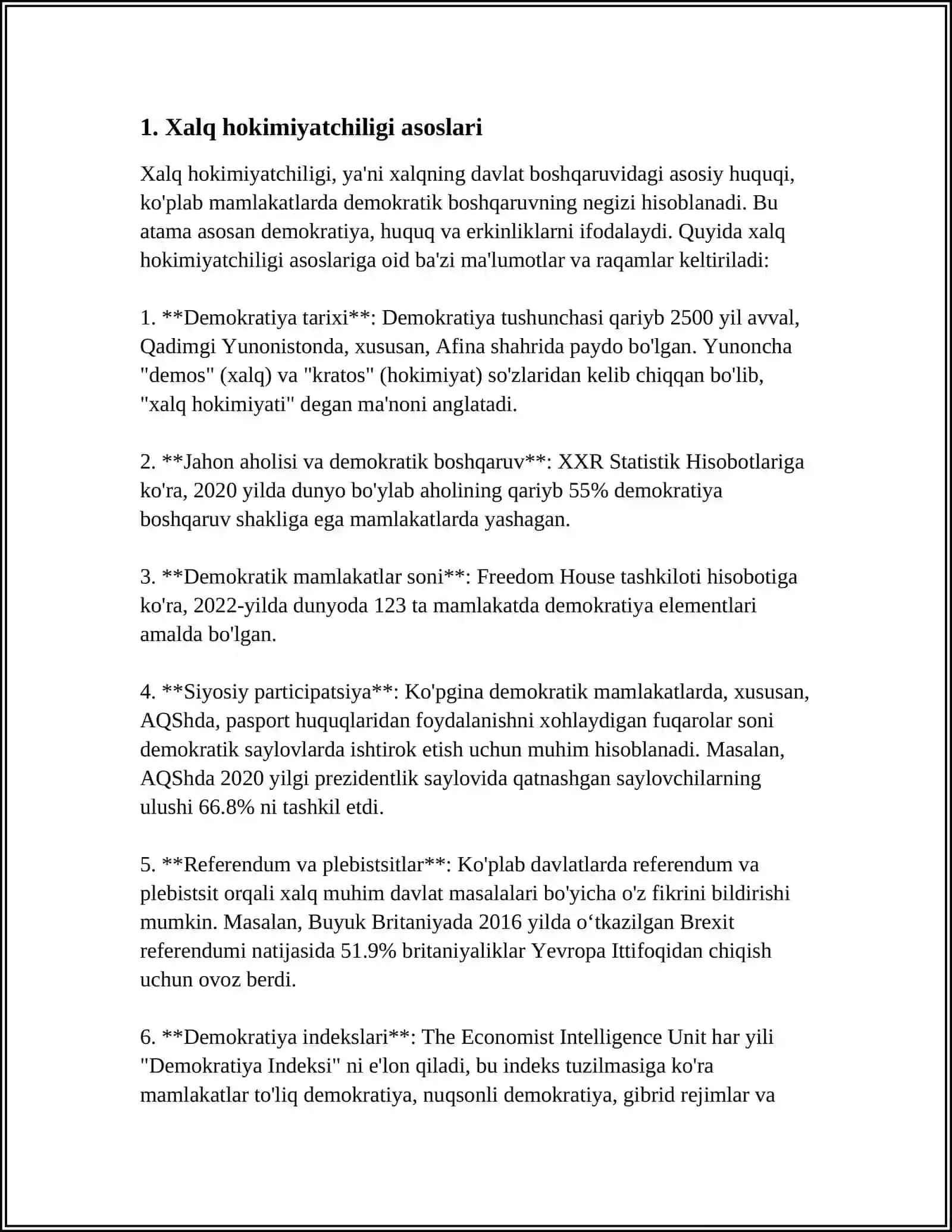 Xalq hokimiyatchiligi asoslari 3