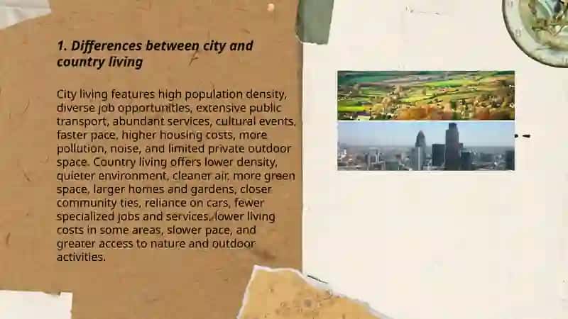 City and country life 3