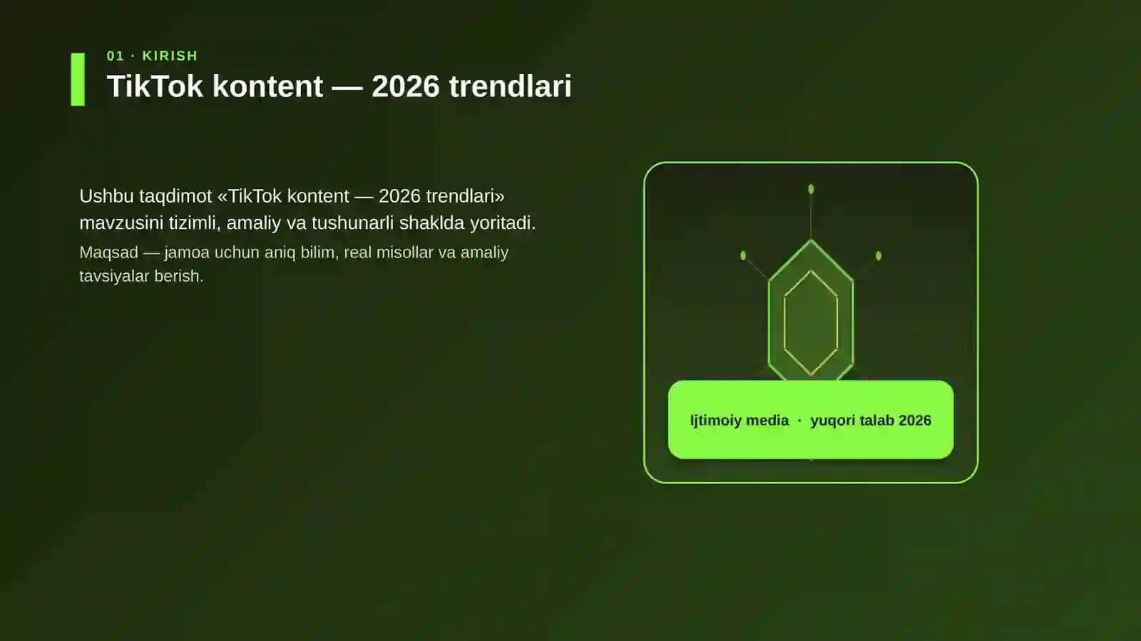 TikTok kontent — 2026 trendlari 3