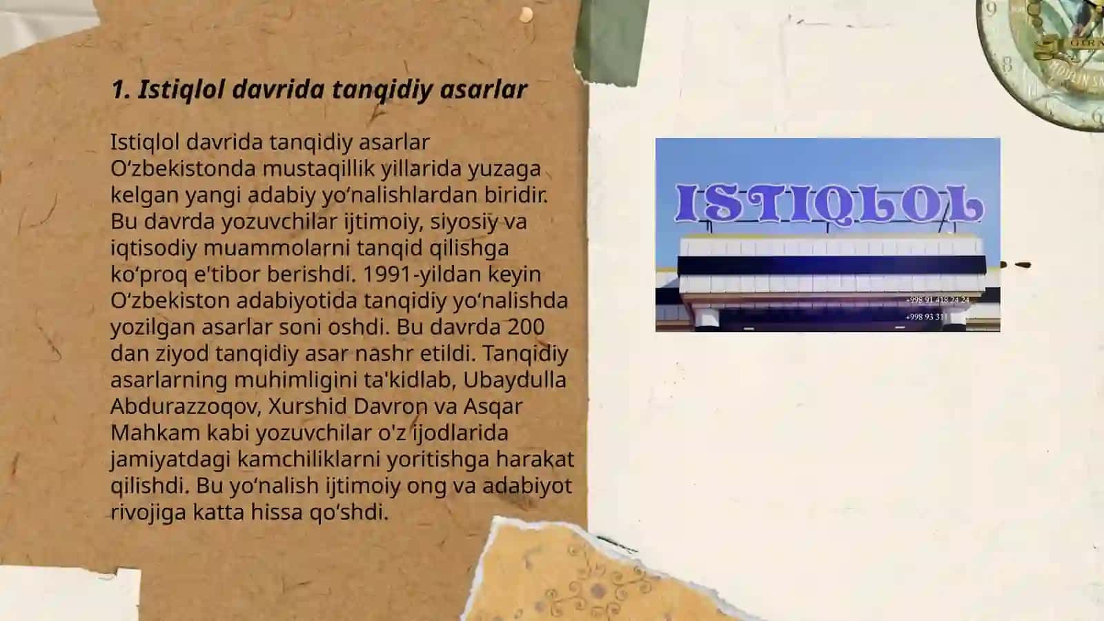 Istiqlol davrida tanqidchilik 3