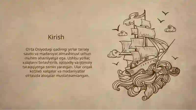 O'rta osiyodagi qadimgi yo'lar 3