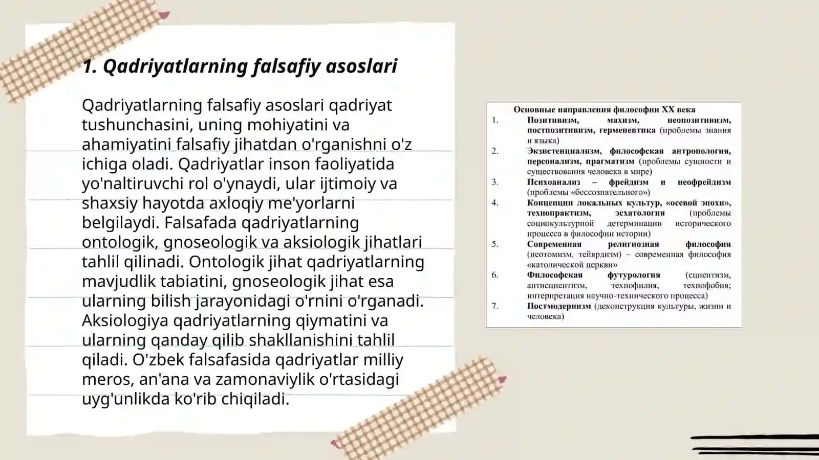 Qadriyatlar falsafasi 3