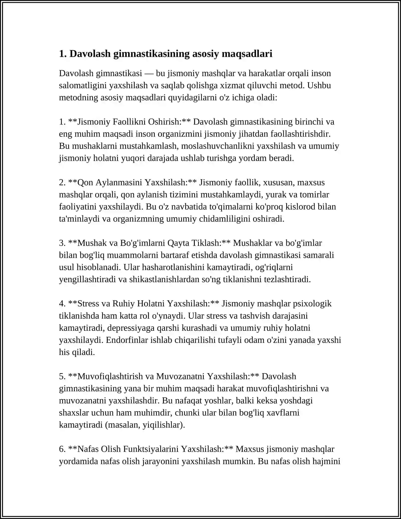 DAVOLASH GIMNASTIKASI 3