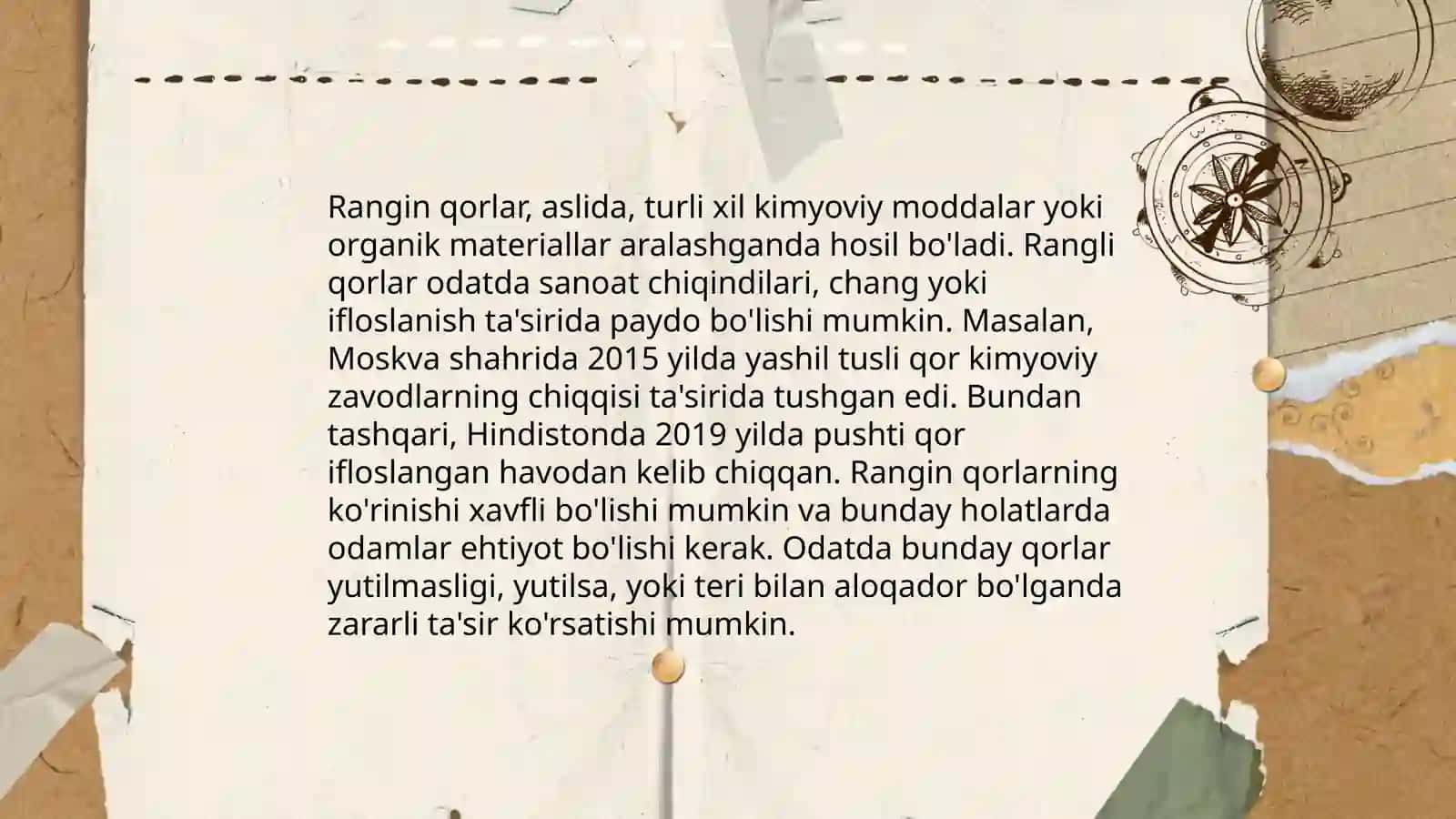 Rangin qorlar 3