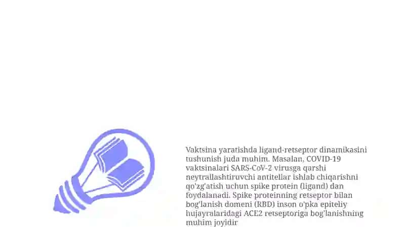 Ligand retseptor bog'lanishlar uchun dasturlar 3