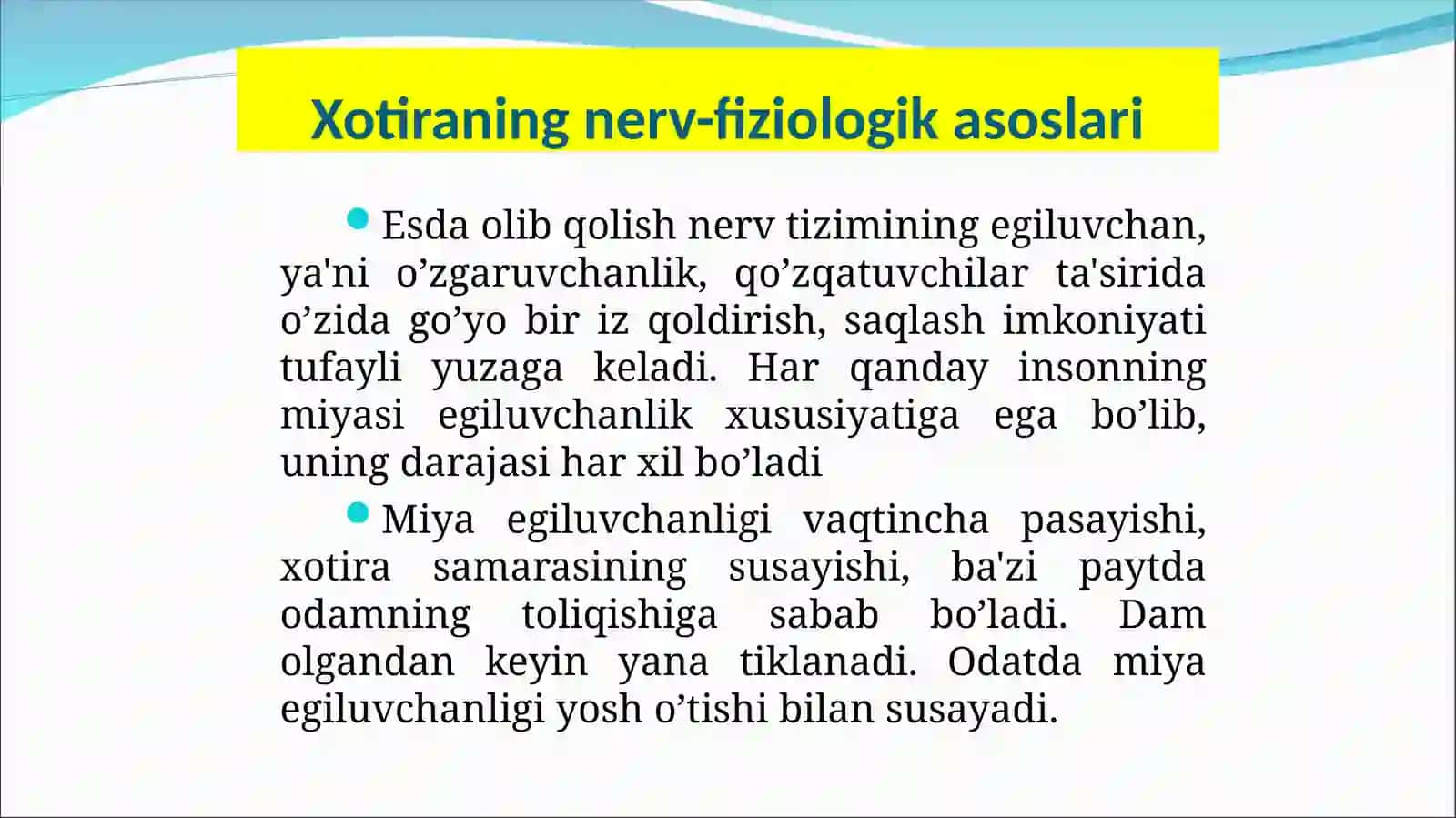 Xotira va Hayol 3