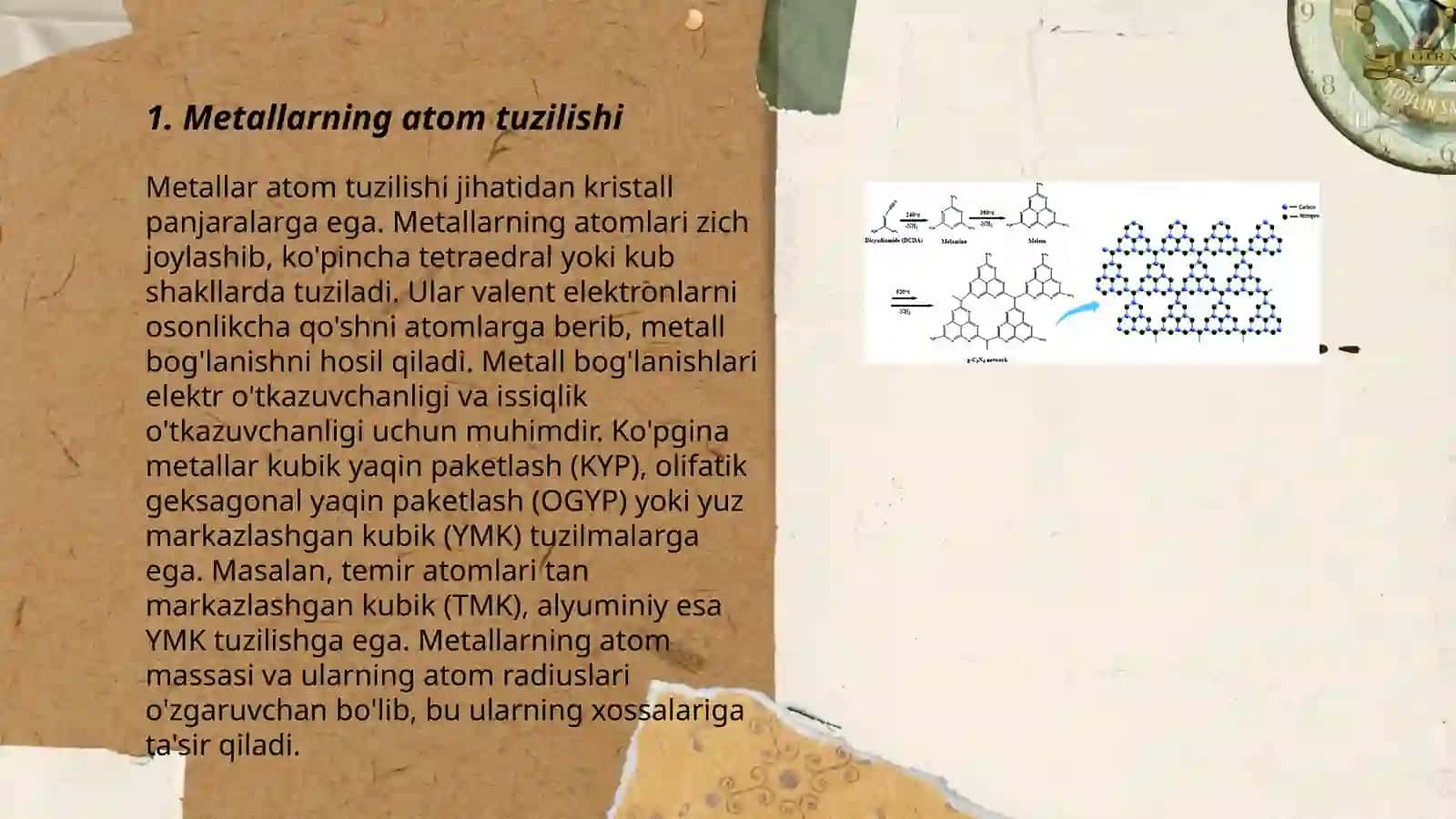 Metalllarning tuzilishi va kristallanishi 3