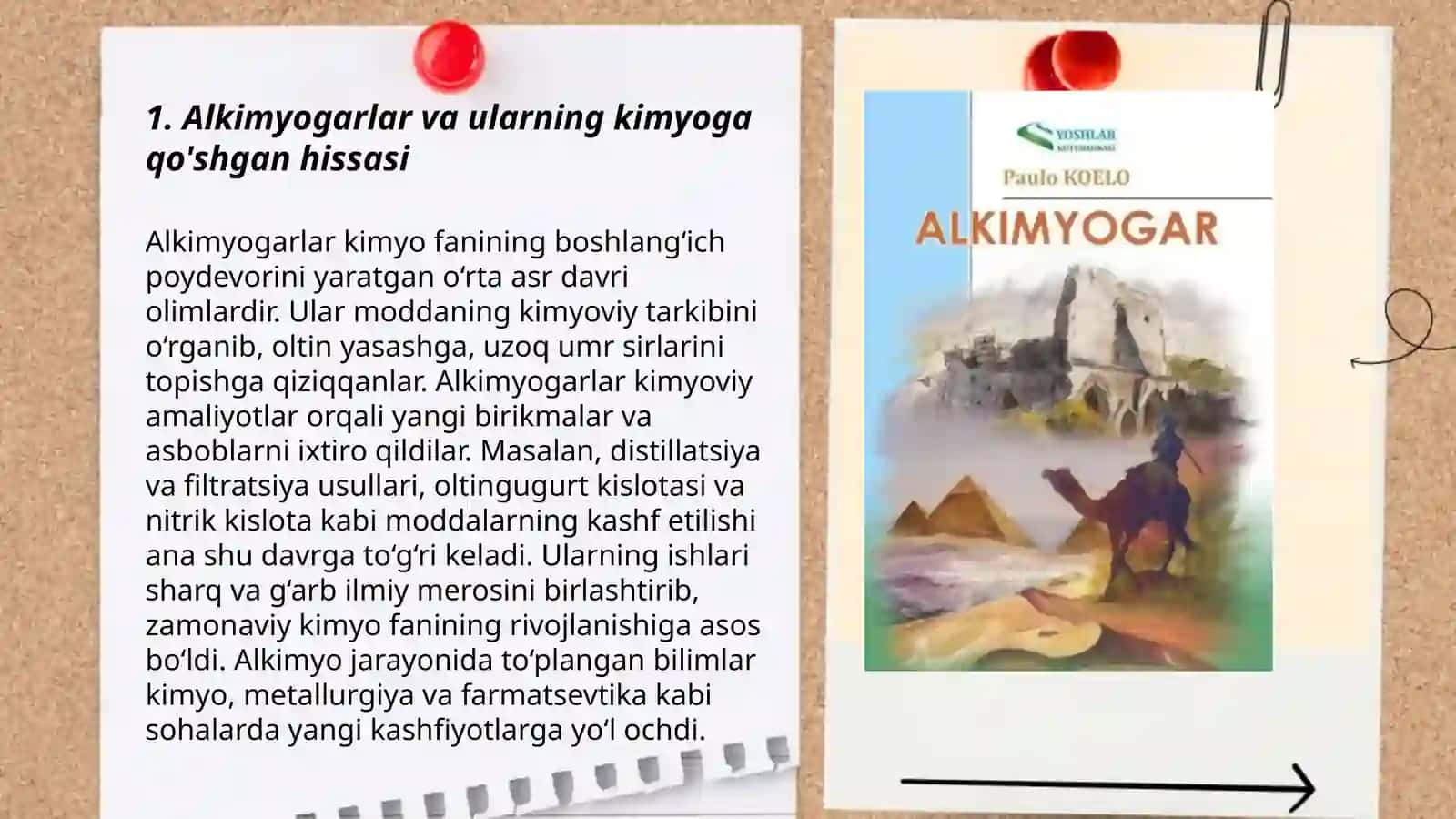 Alkimyogarlar faoliyatining kimyoni rivojlantirishdagi roli 3