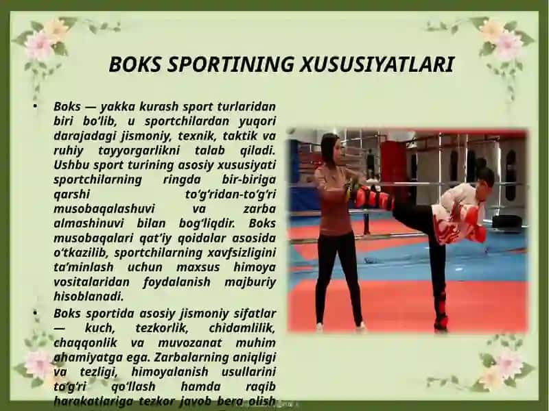 BOKSDA JAROHATLANISH VA UNING OLDINI OLISHmavzusida 3