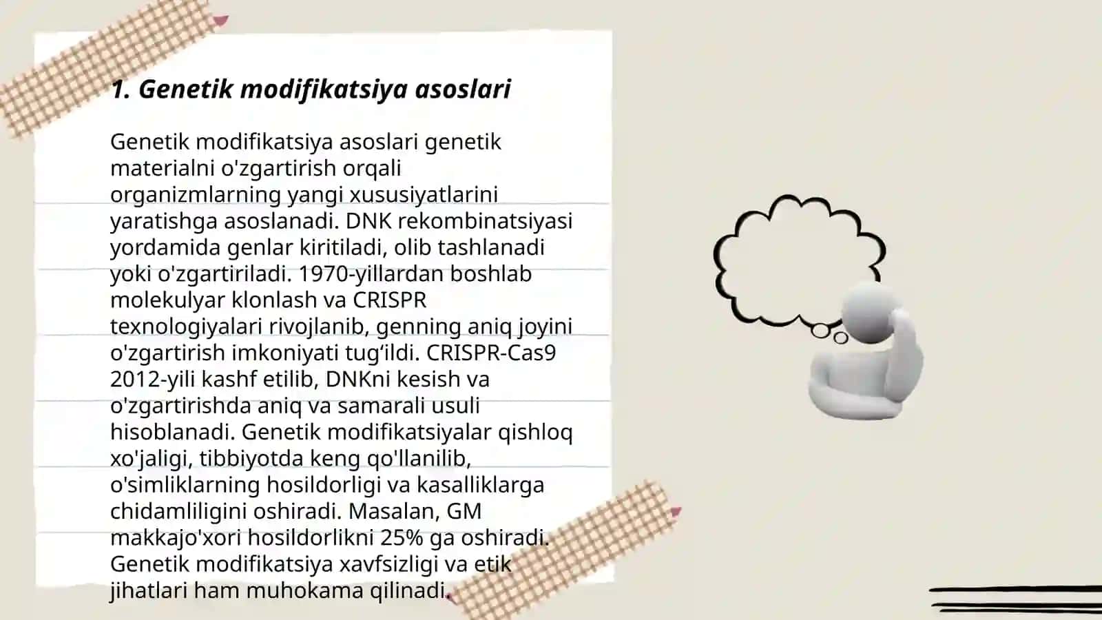 Gen injenerligining moddiy asoslari 3