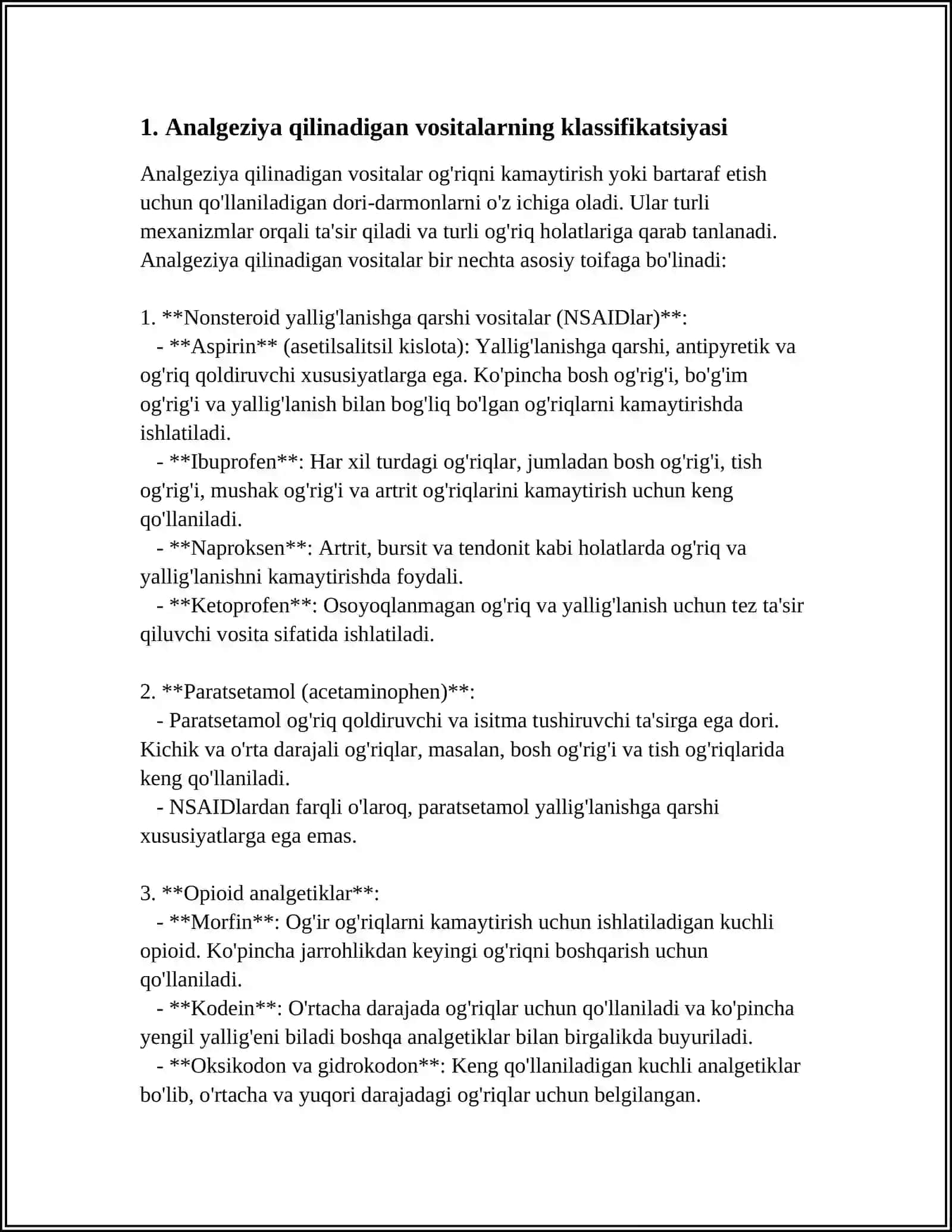 ANALGEZIYA QILINADIGAN VOSITALAR 3