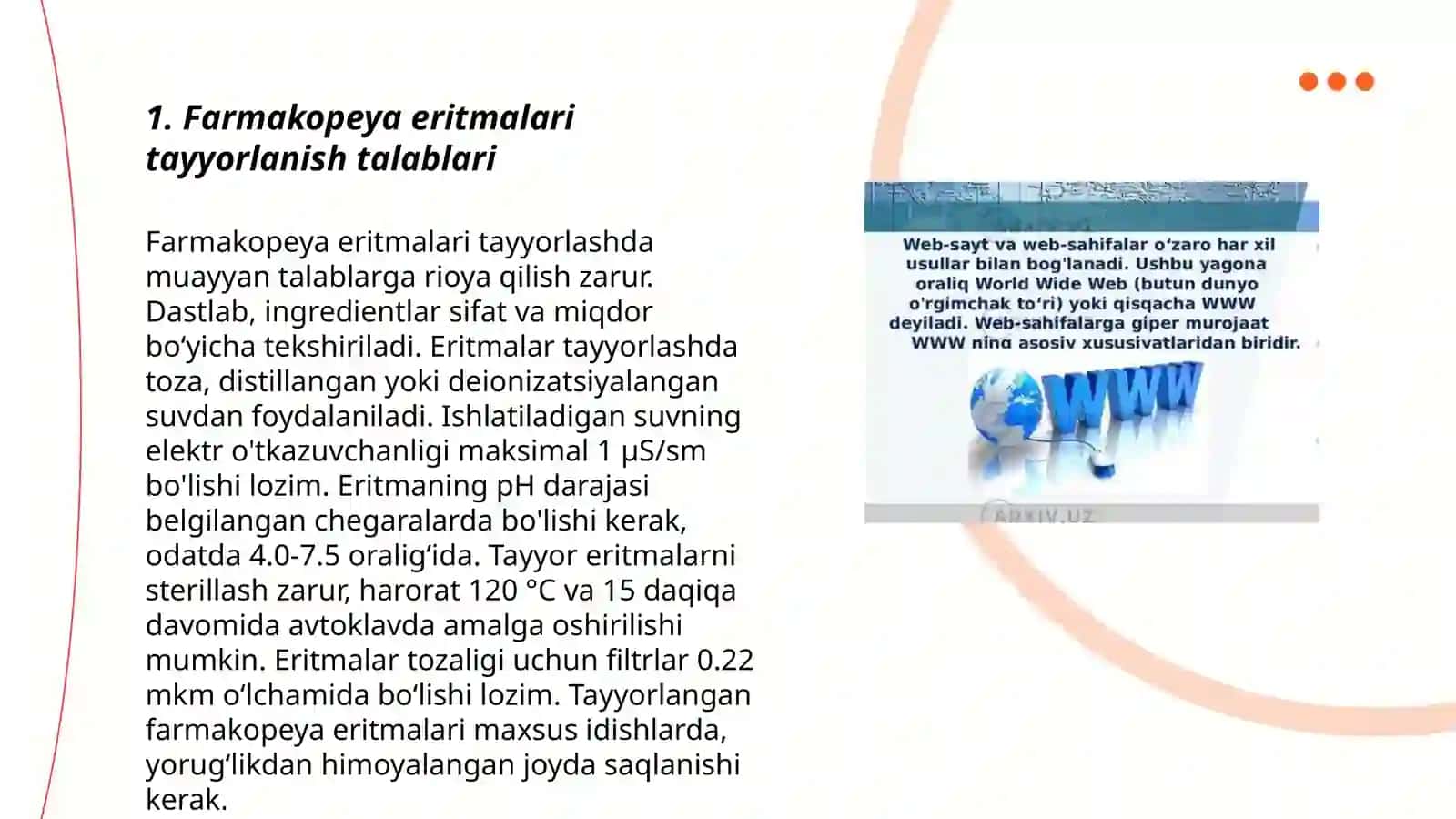 Farmakopeya suyuqliklarining tayyorlash 3