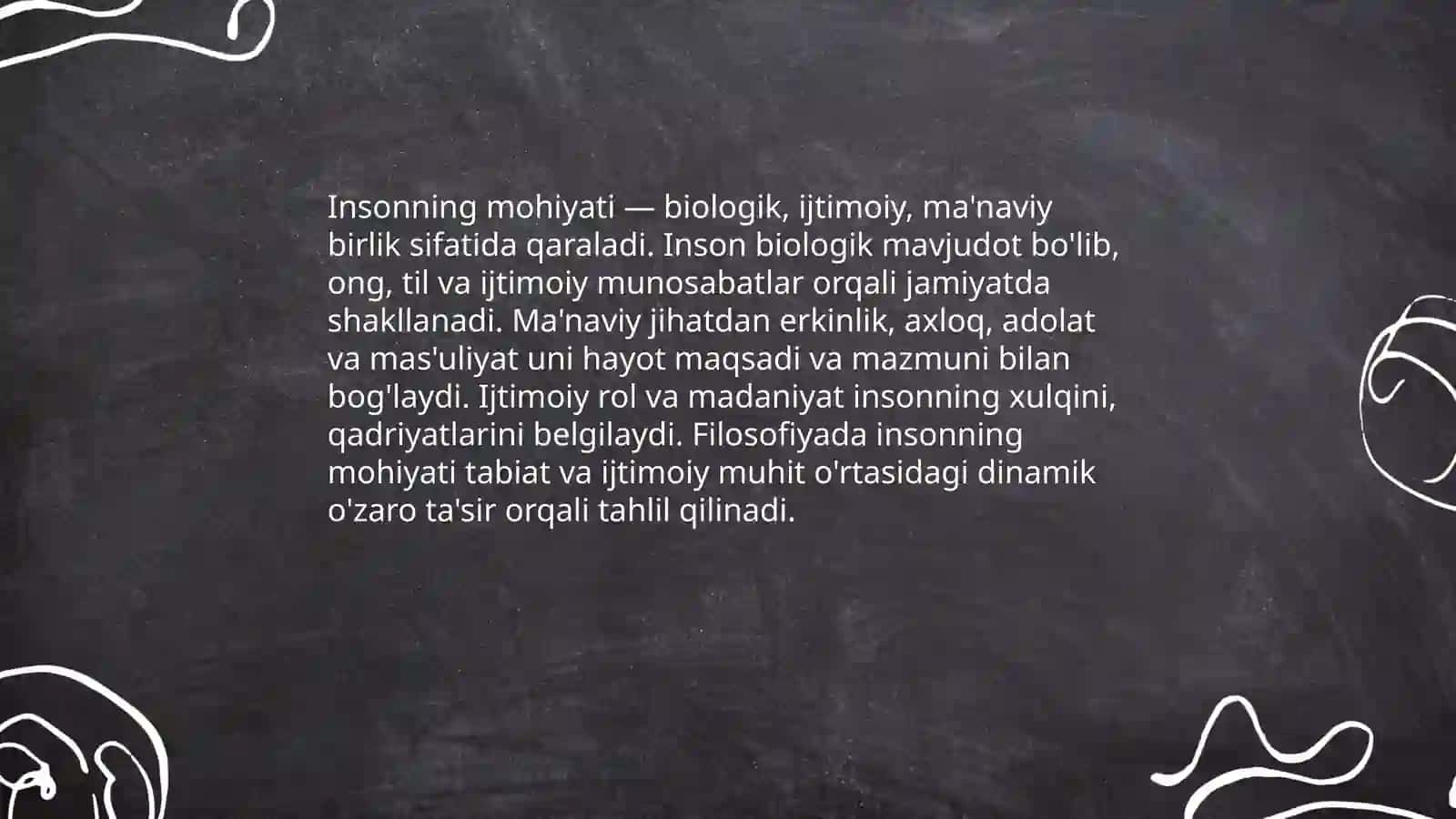 Inson falsafasi 3