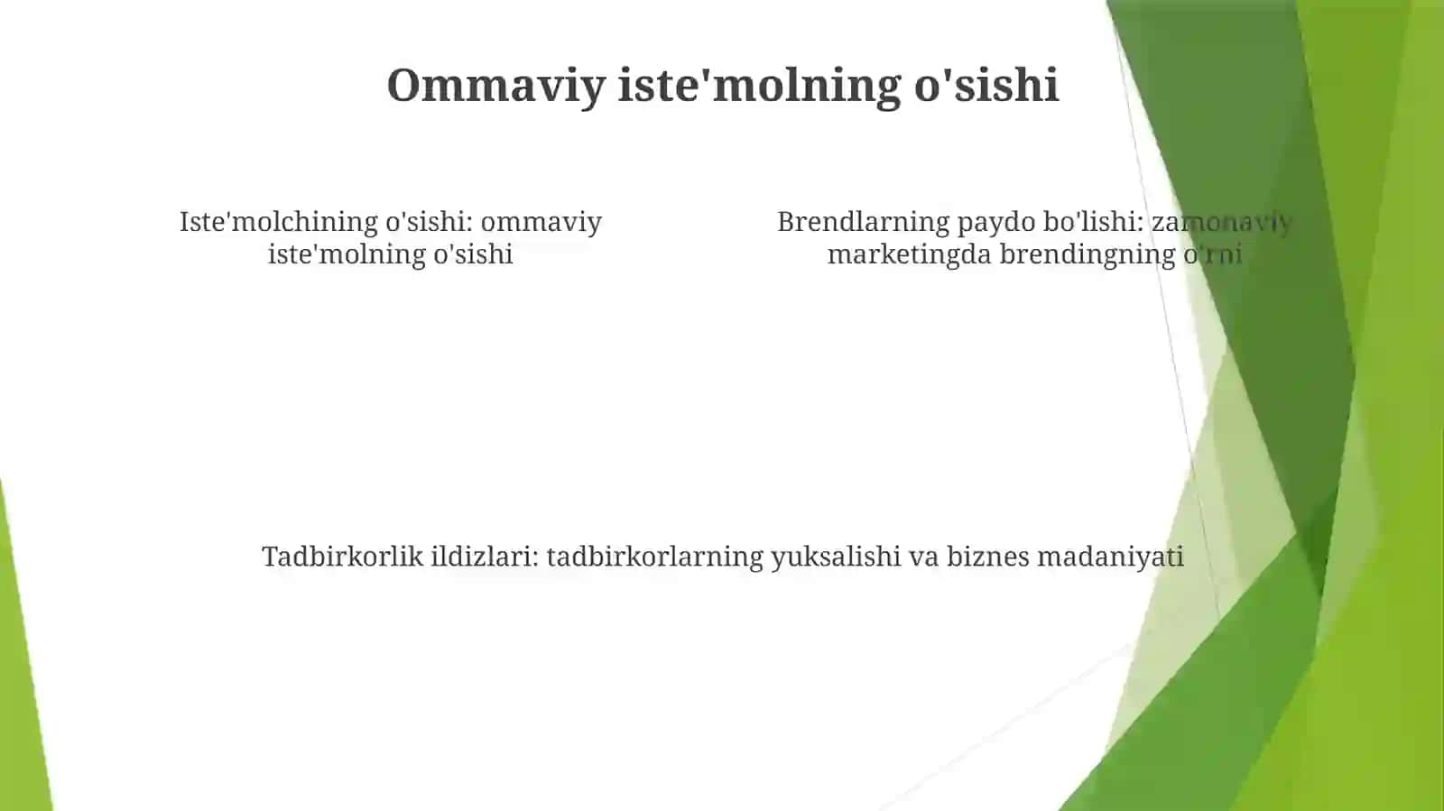 Istemol Va Tadbirkorlik Madaniyati 3