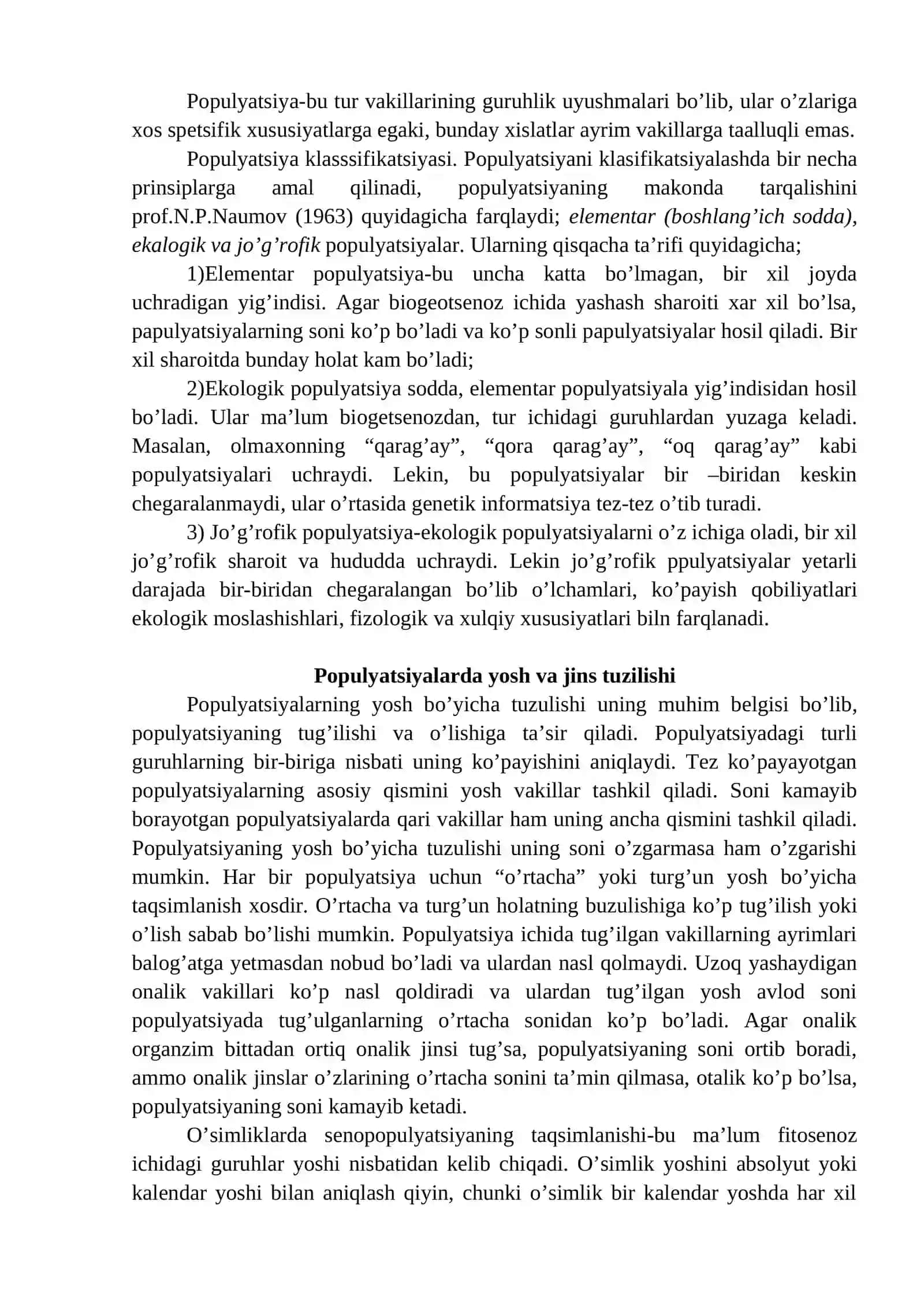 POPULYATSIYA HAQIDA TA’LIMOT 3
