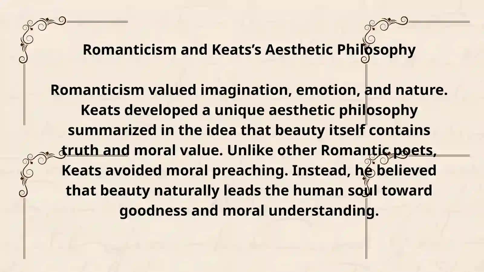 John Keats – Life and Literary Background 3