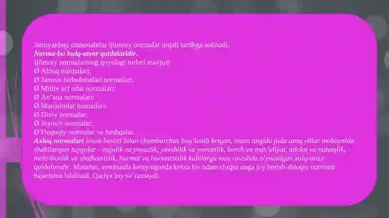 Ahloq-ijtimoiy normalar va ijtimoiy hokimiyat 3