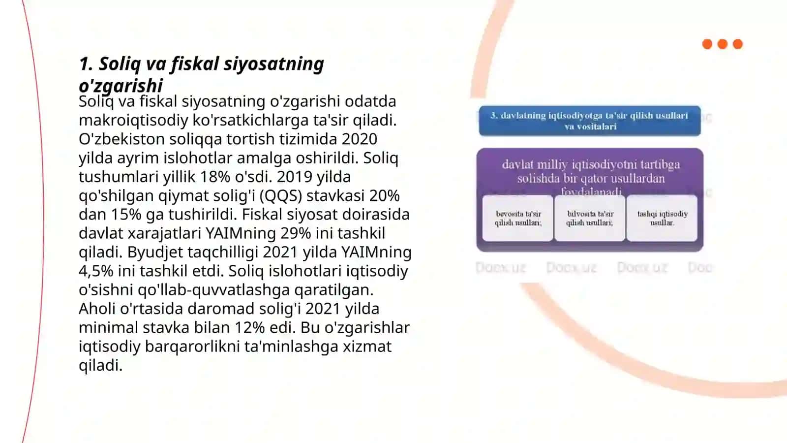 Davlatning Iqtisodiy kuchsizlanishining sabablari 3