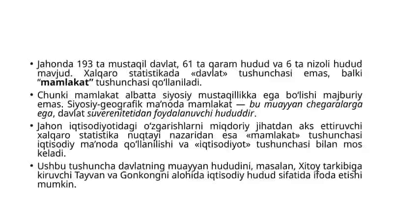Jahon iqtisodiyoti 3