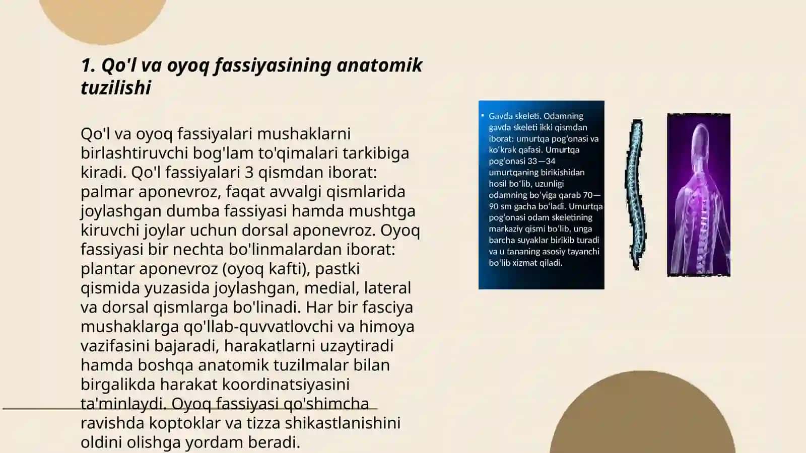Qo’l va oyoq muskullarining fassiyalari 3
