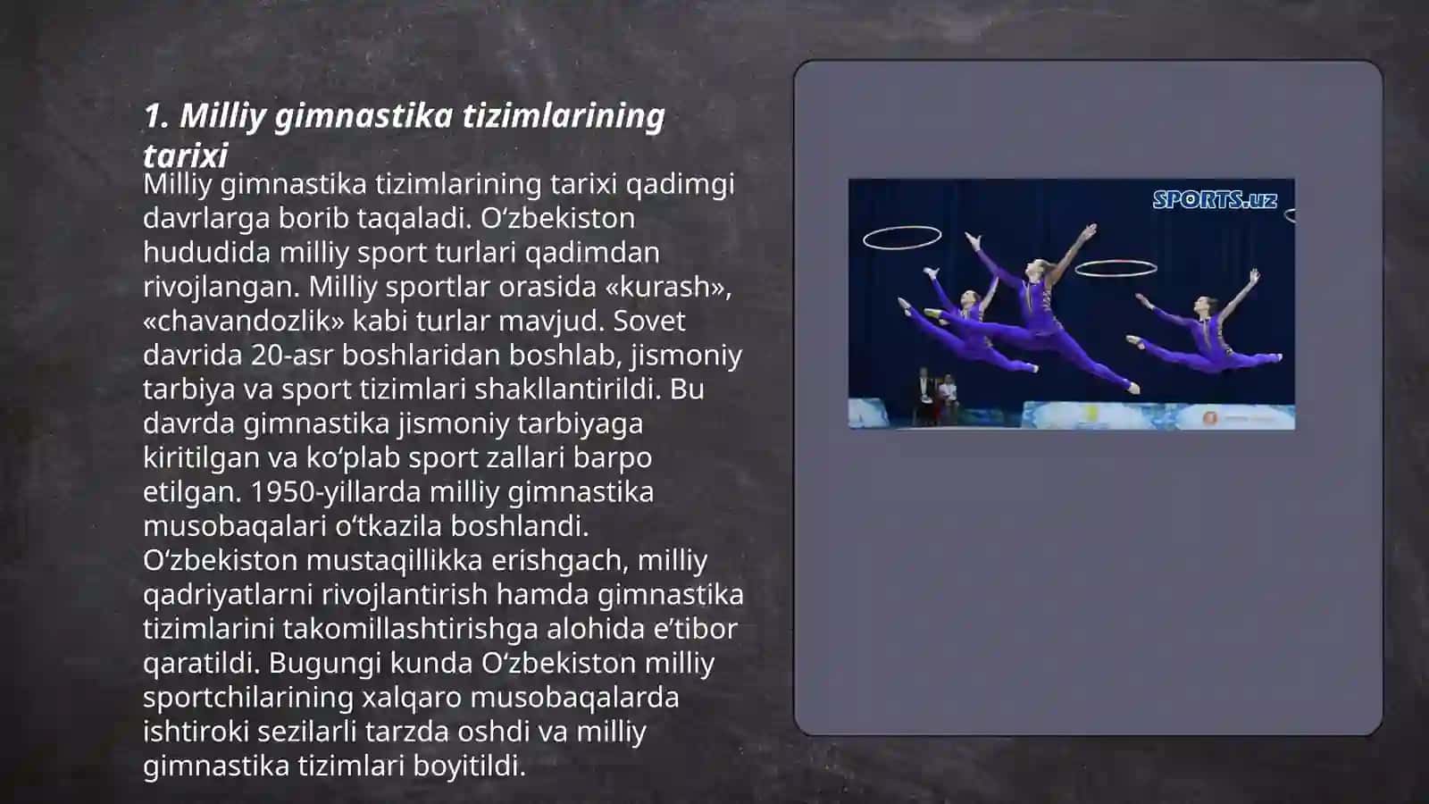 Milliy Gimnastika tizimlarining vujudga kelishi 3