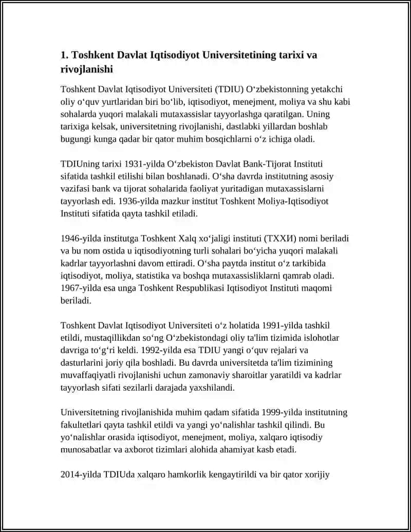 Toshkent Davlat Iqtisodiyot Universiteti 3