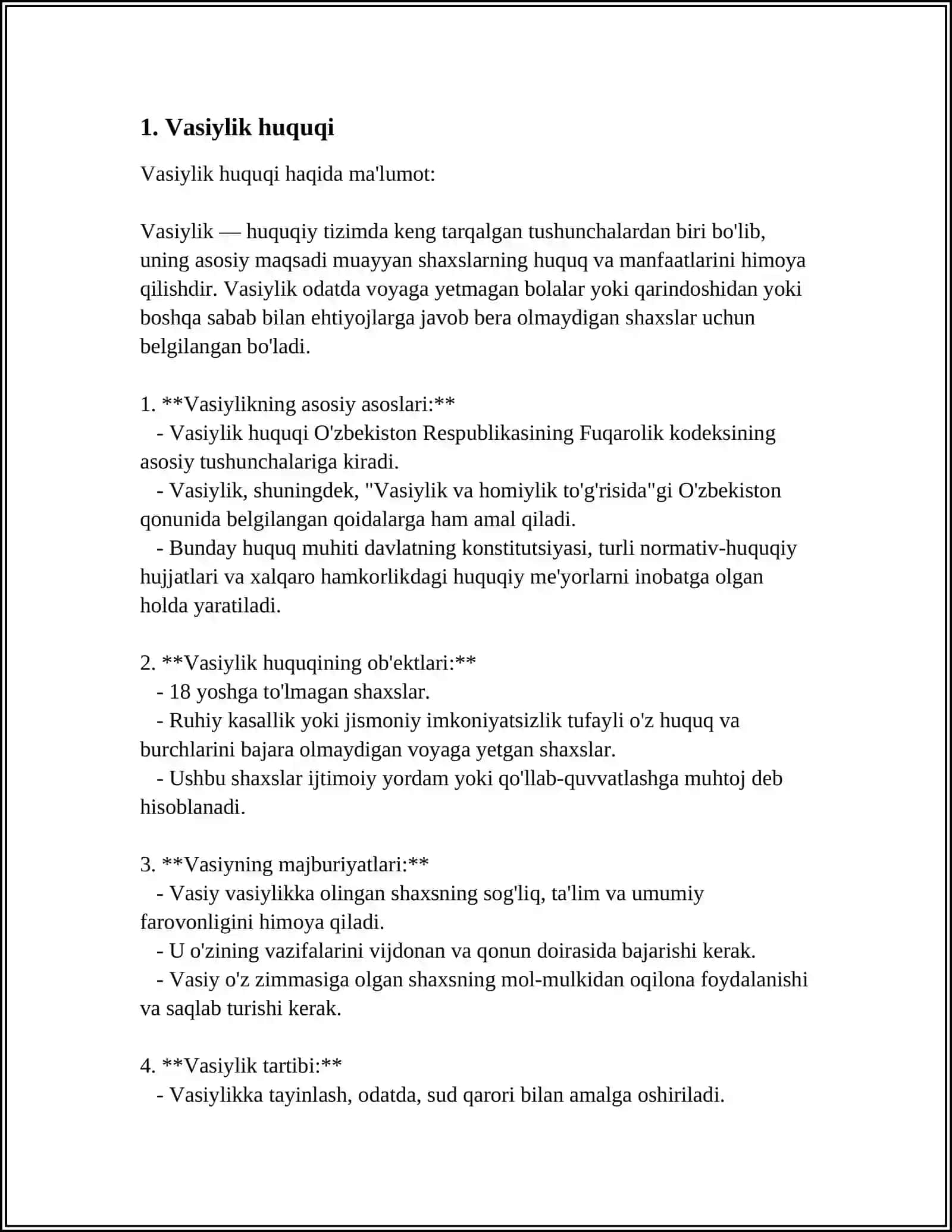 Vasiylik huquqi 3