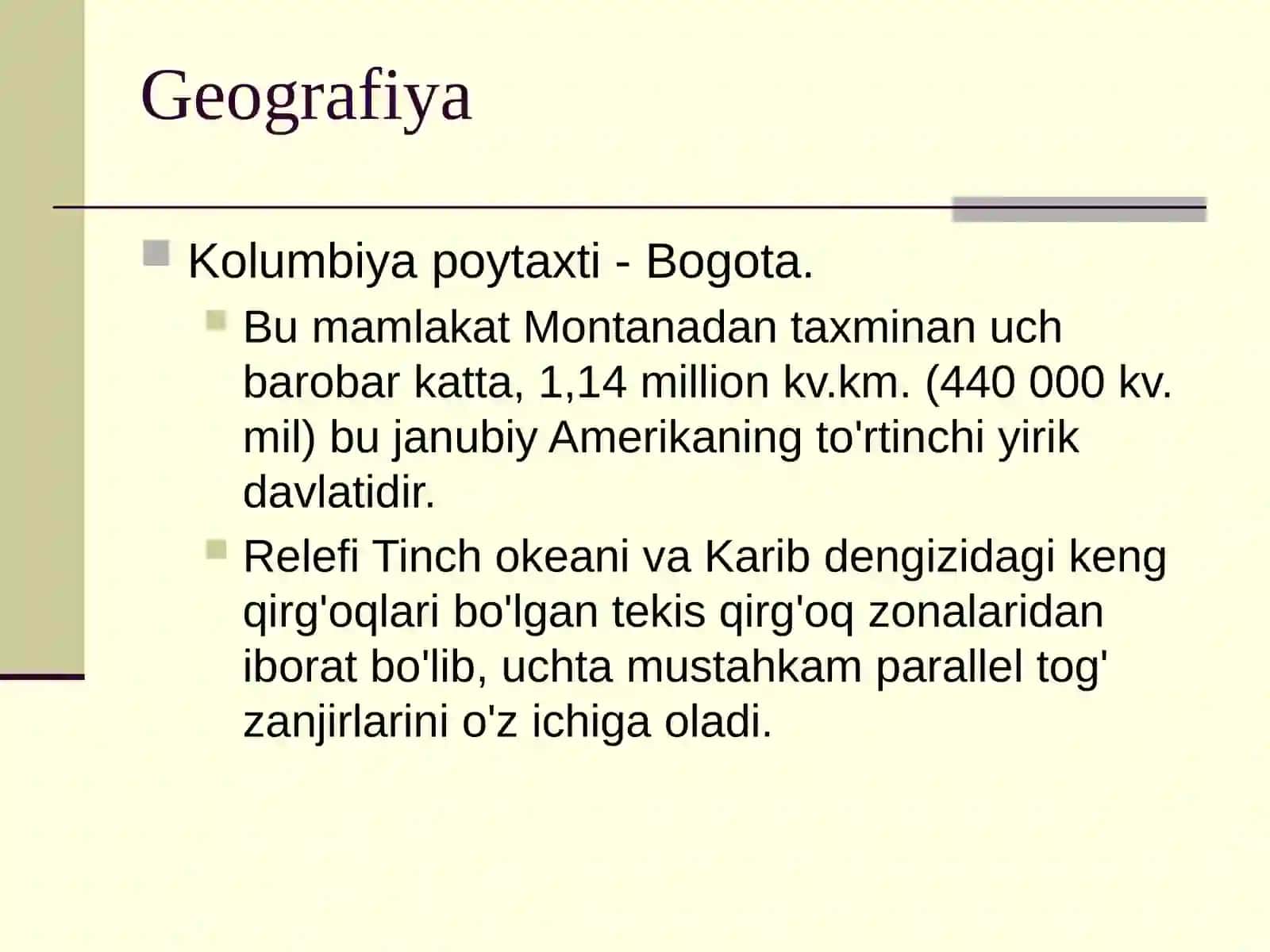 Kolumbiya iqtisodiyoti 3