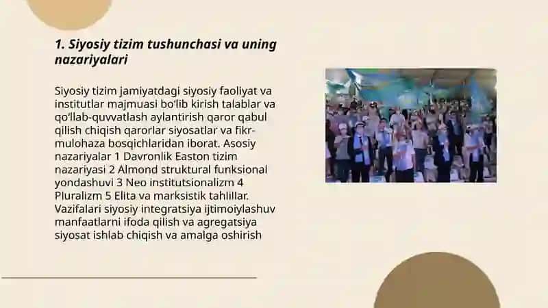 Siyosiy tizim nazariyalari va turlari 3