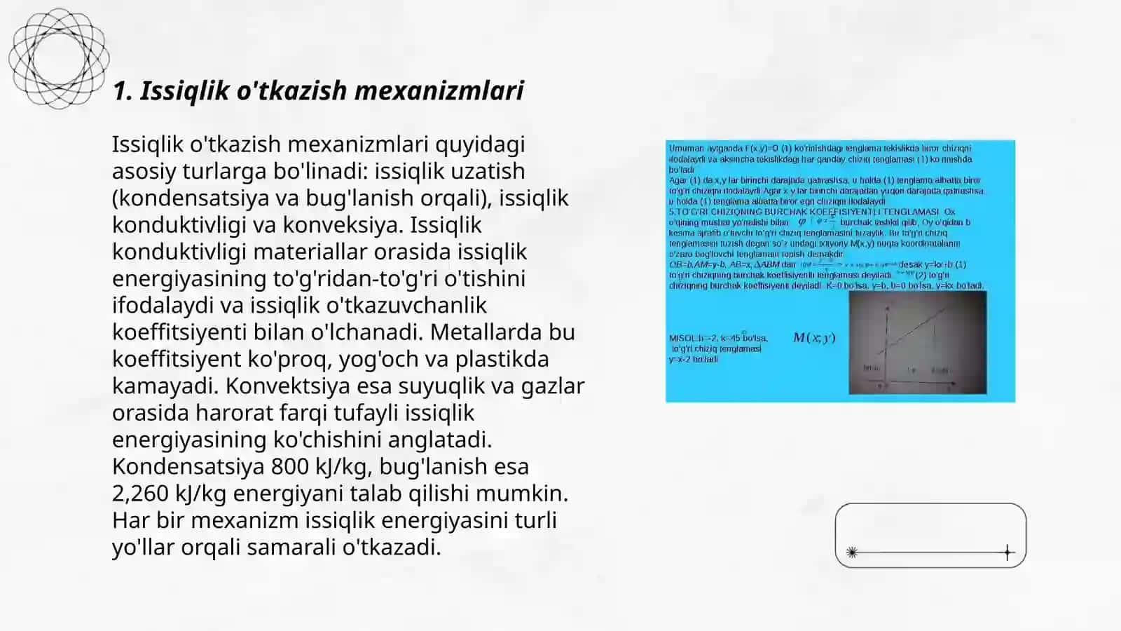 Issiqlik o'tkazish mexanizmlari 3