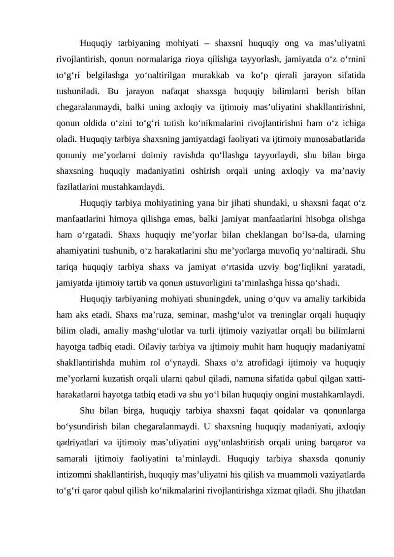 Huquqiy tarbiya metodlari 3