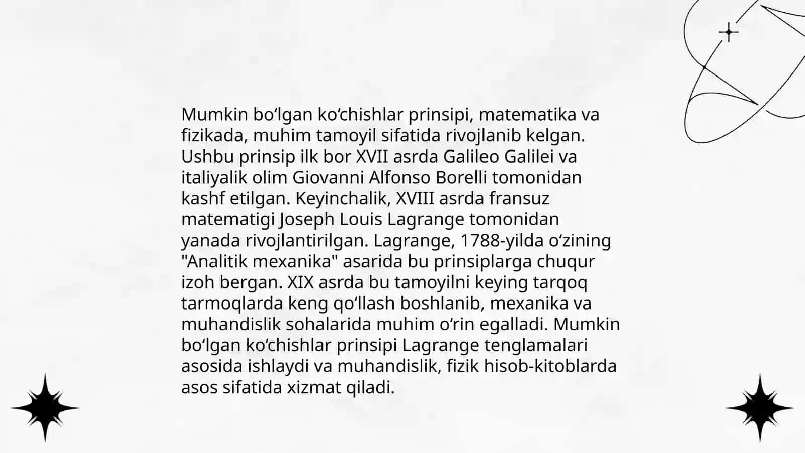 Mumkin bo‘lgan ko‘chishlar prinsipi 3