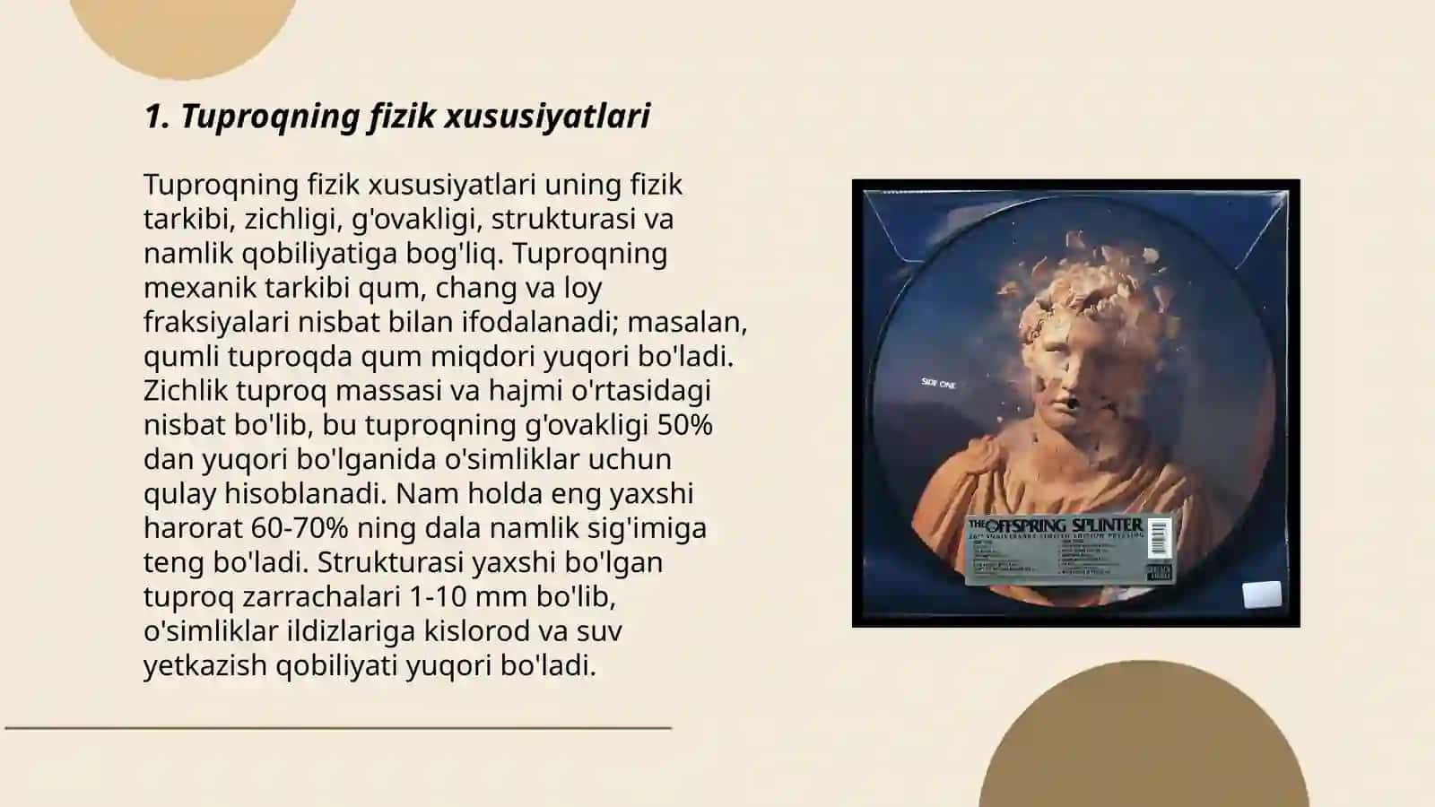 Tuproq gumosi va unumdorligi 3