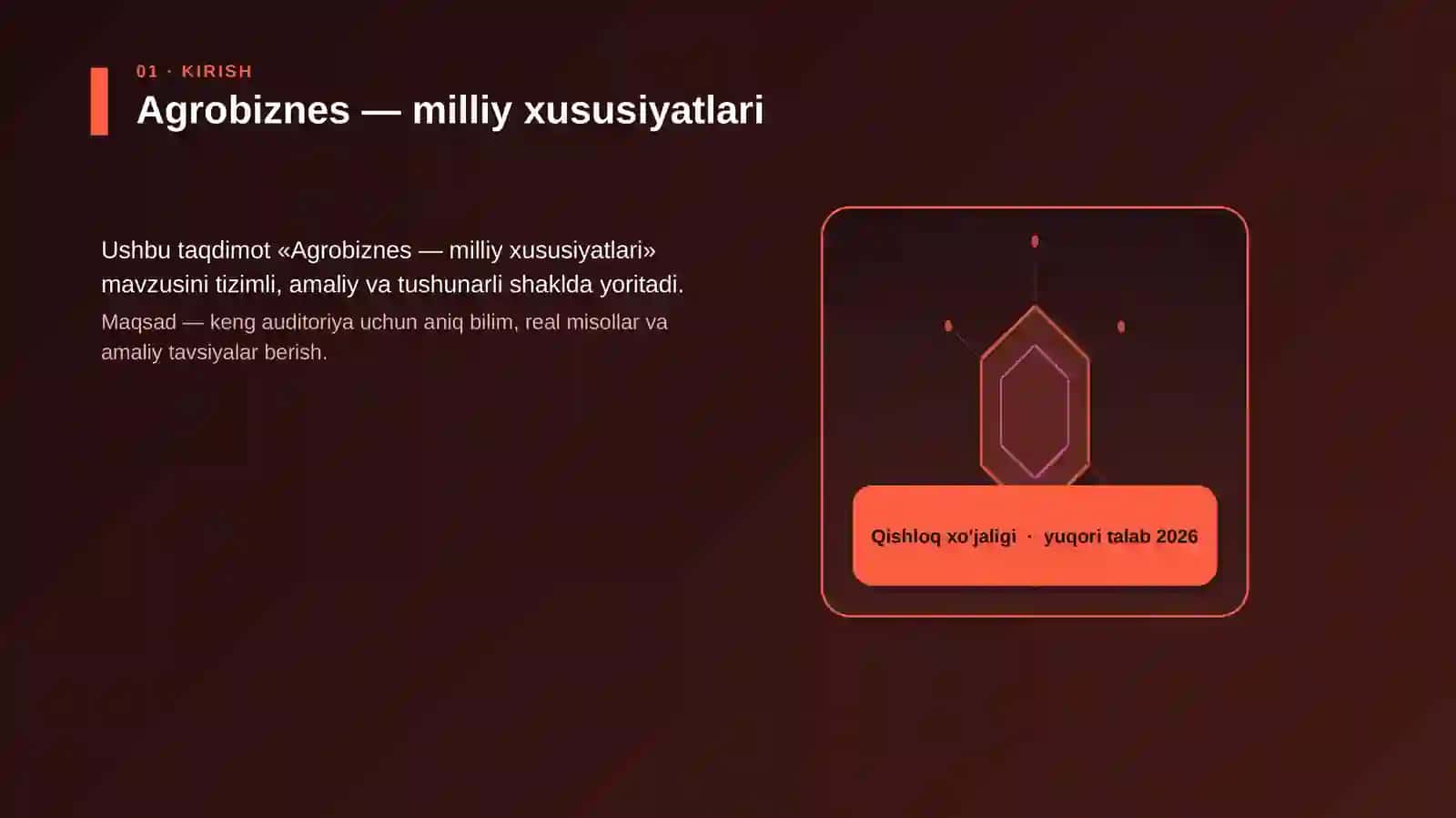 Agrobiznes — milliy xususiyatlari 3