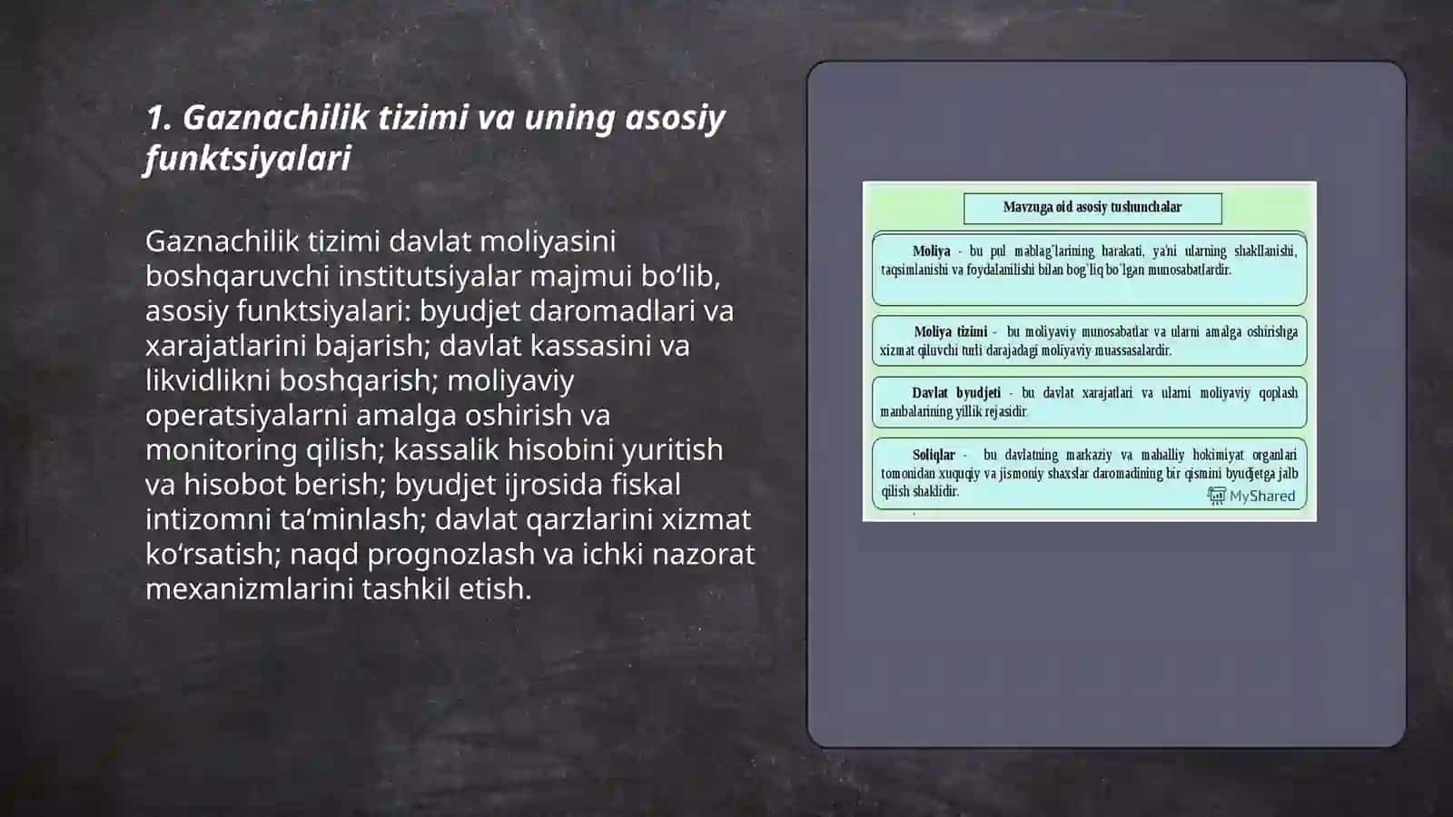 Gaznachilik faoliyati maxanizmi 3