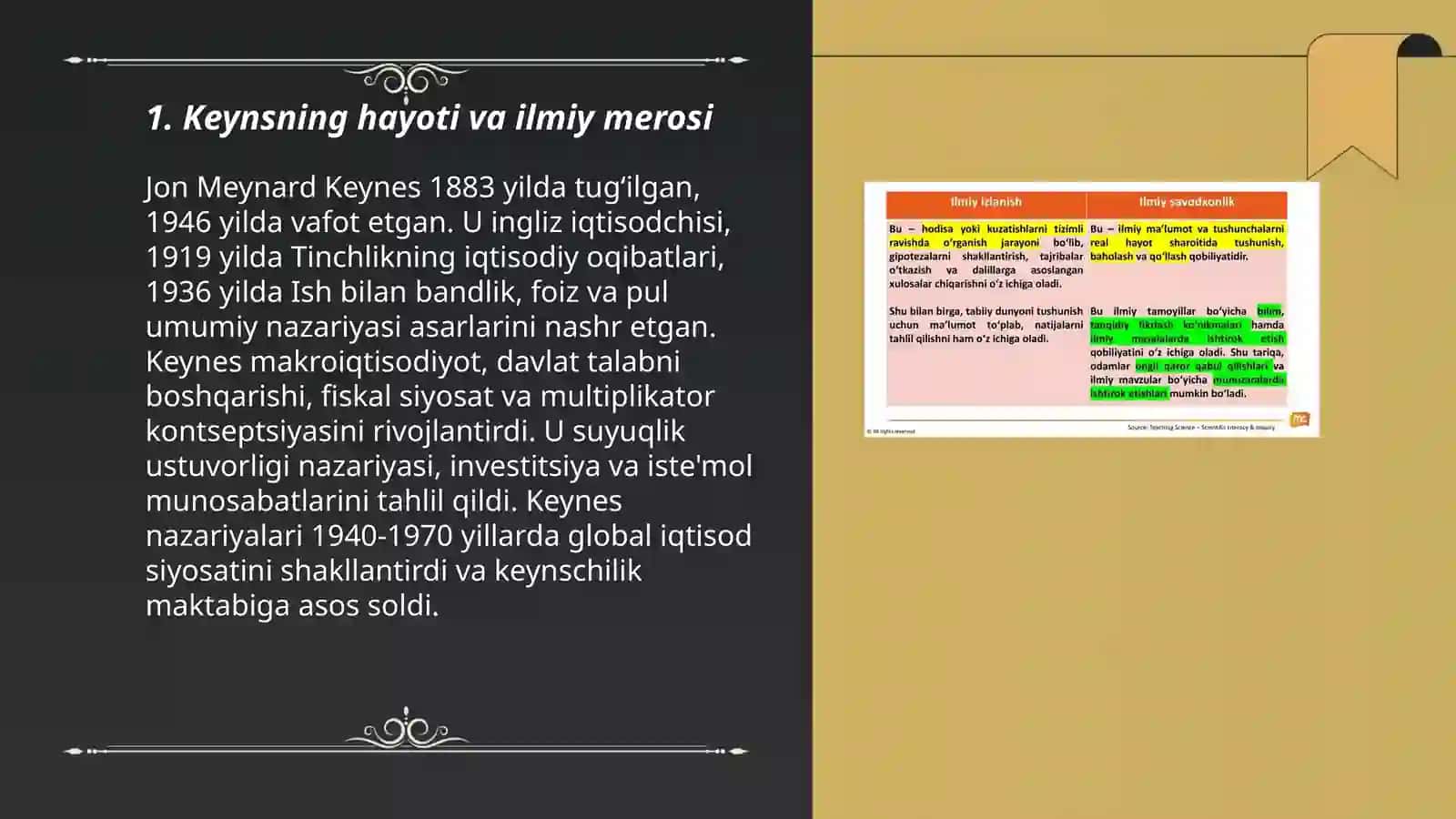 Keyns va Keynschilik taʼlimoti 3