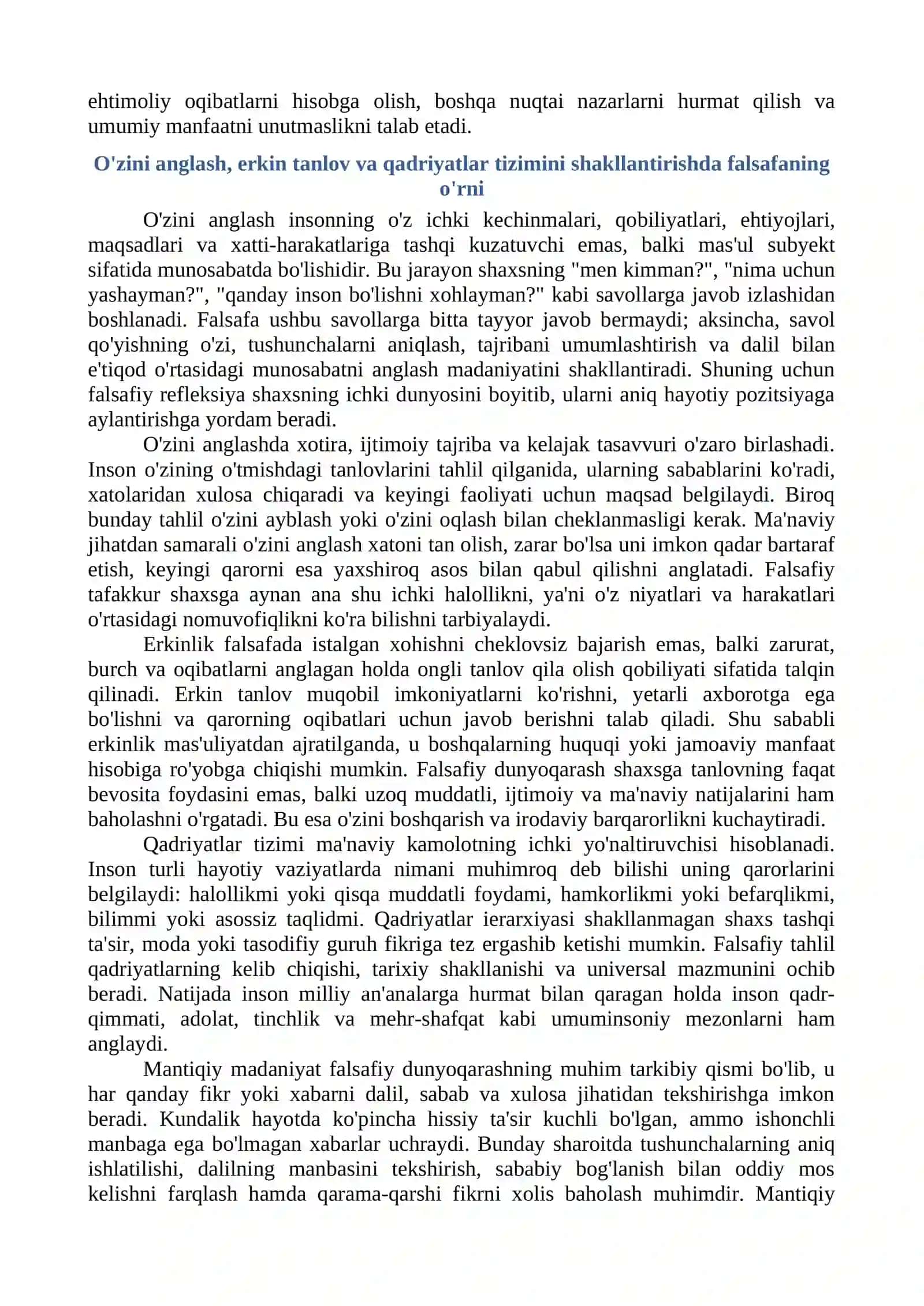 FALSAFA (MANTIQ. ETIKA. ESTETIKA) FANIDAN 3