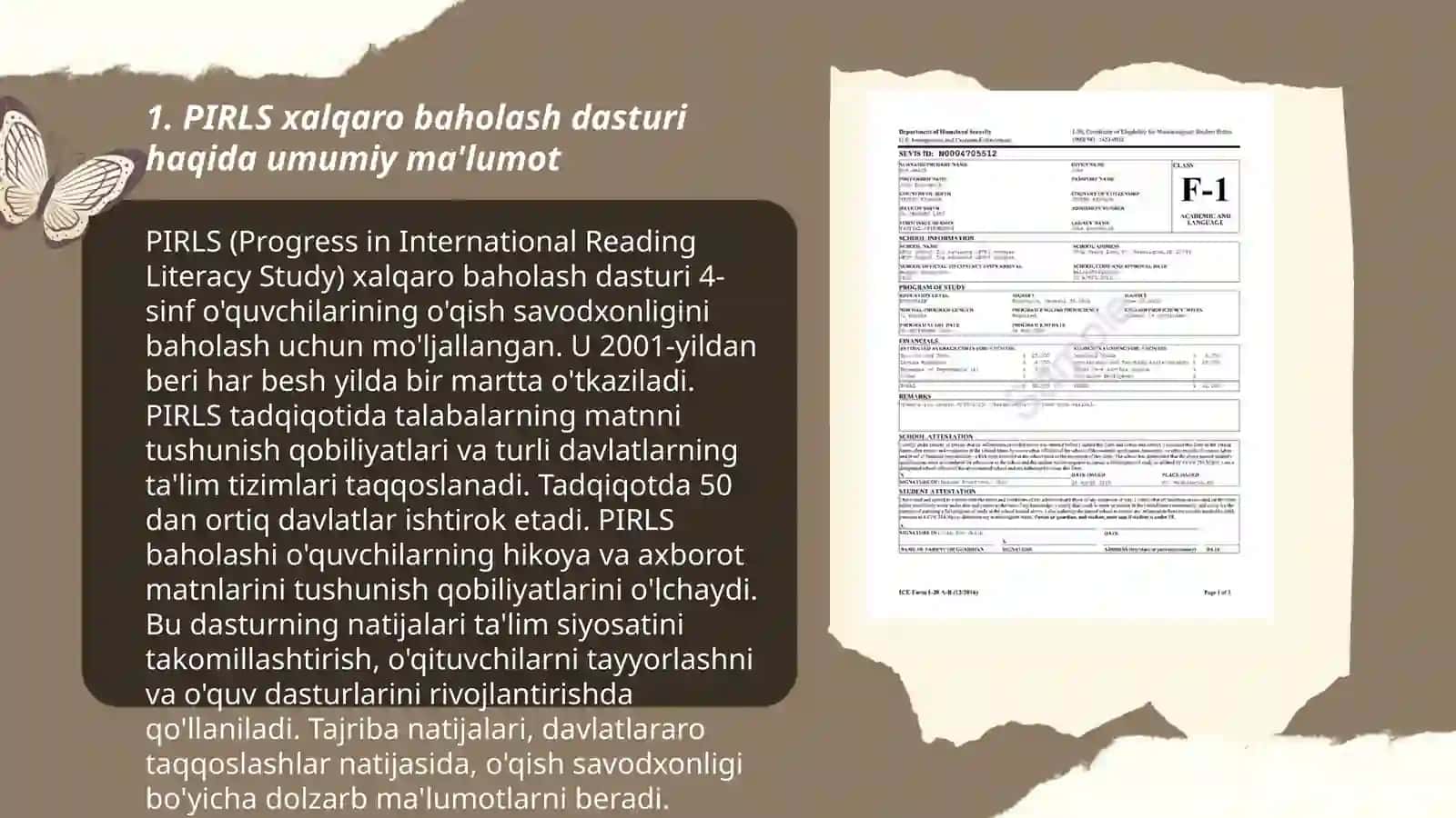 PIRLS xalqaro baholash dasturi 3