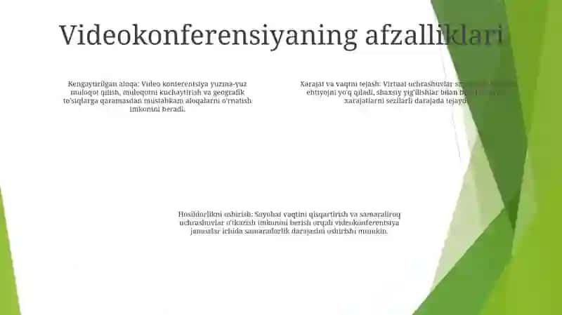 Videokonferensiya Aloqaning Dasturiy TaʼMinoti 3