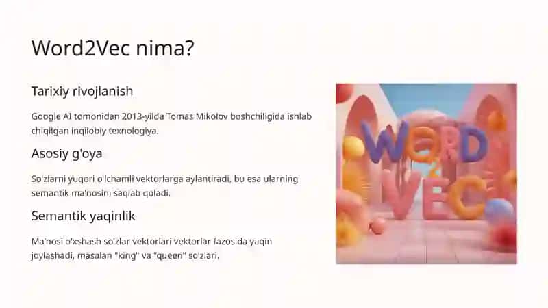 Matnni Vektorlashtirish 3