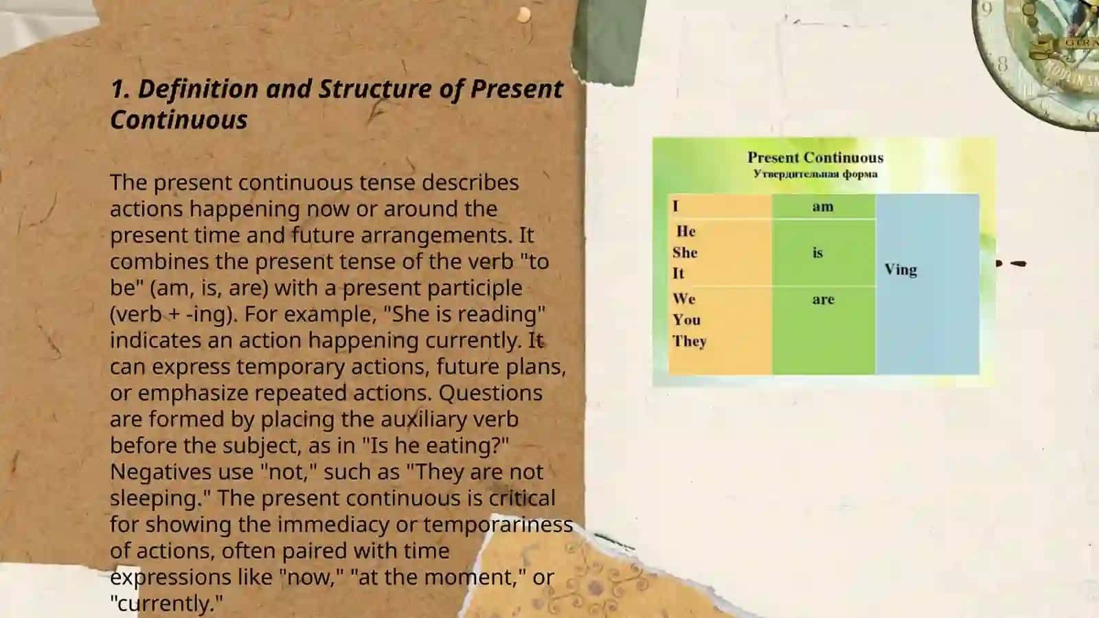 Present Continuous 3