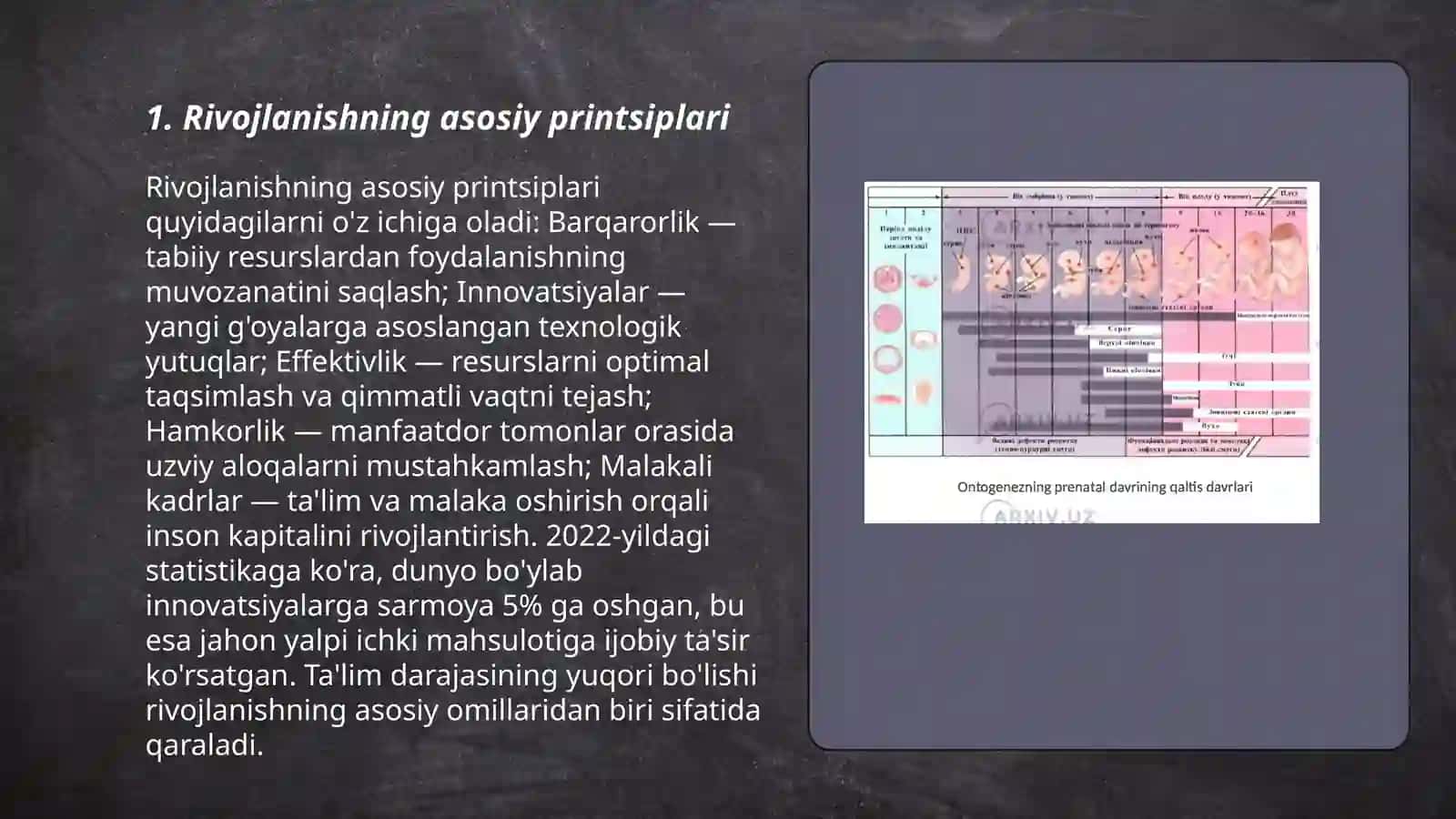 Rivojlanishning umumiy qonunlari va kategoriyalari 3