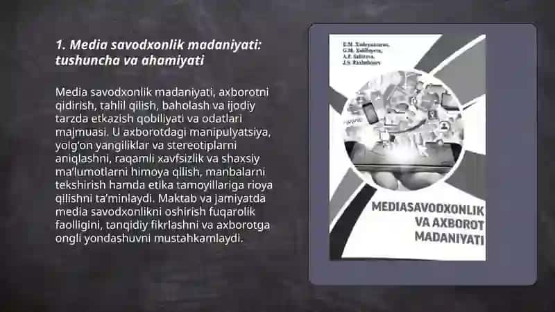 Media savodxonlik madaniyati 3